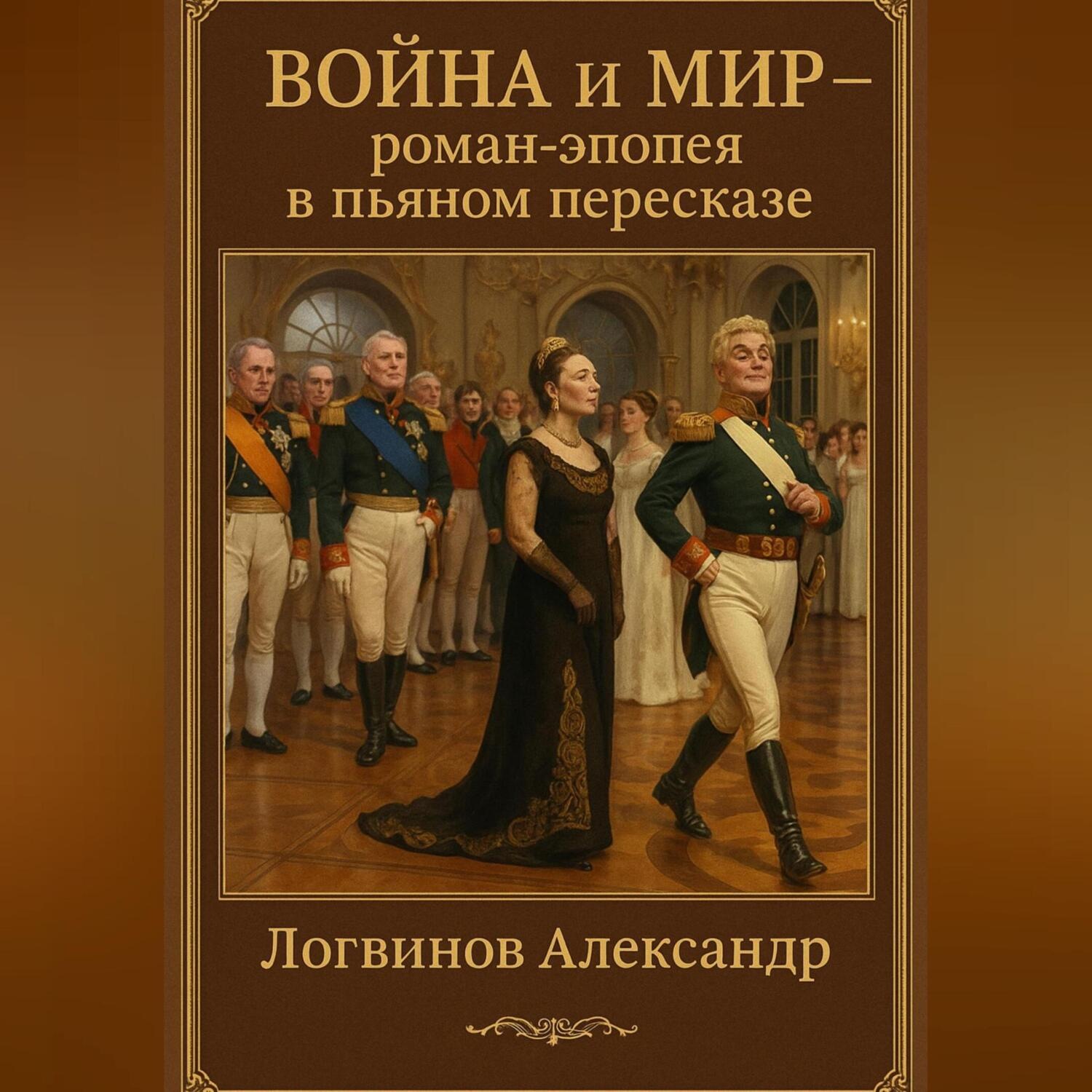 Обложка книги «Война и мир – роман – эпопея в пьяном пересказе»