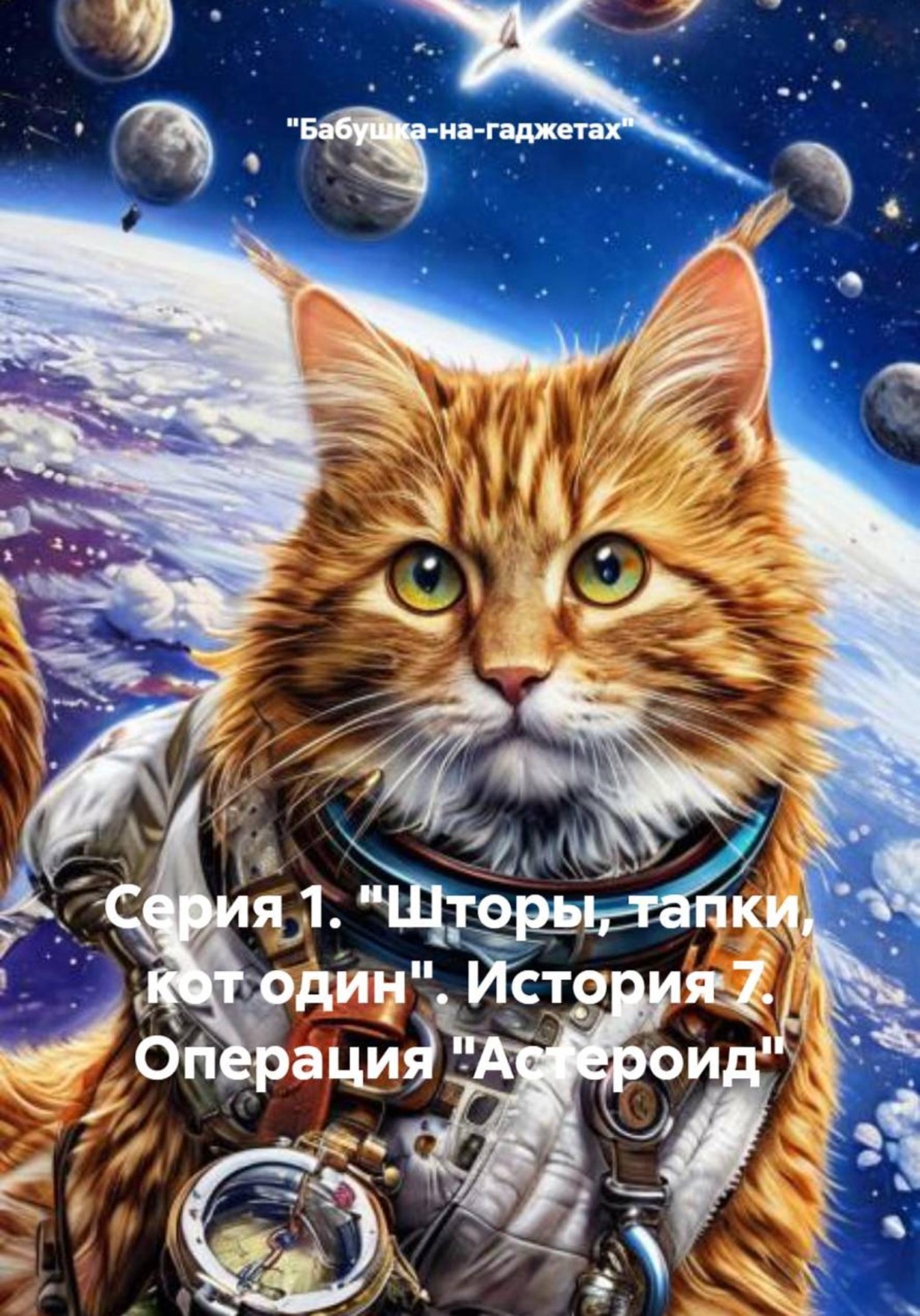 Обложка книги «Серия 1. "Шторы, тапки, кот один". История 7. Операция "Астероид"»