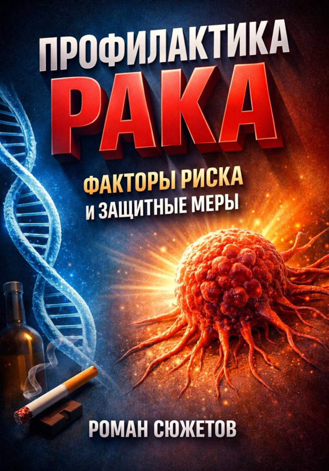 Обложка книги «Профилактика Рака. Факторы Риска и Защитные Меры»