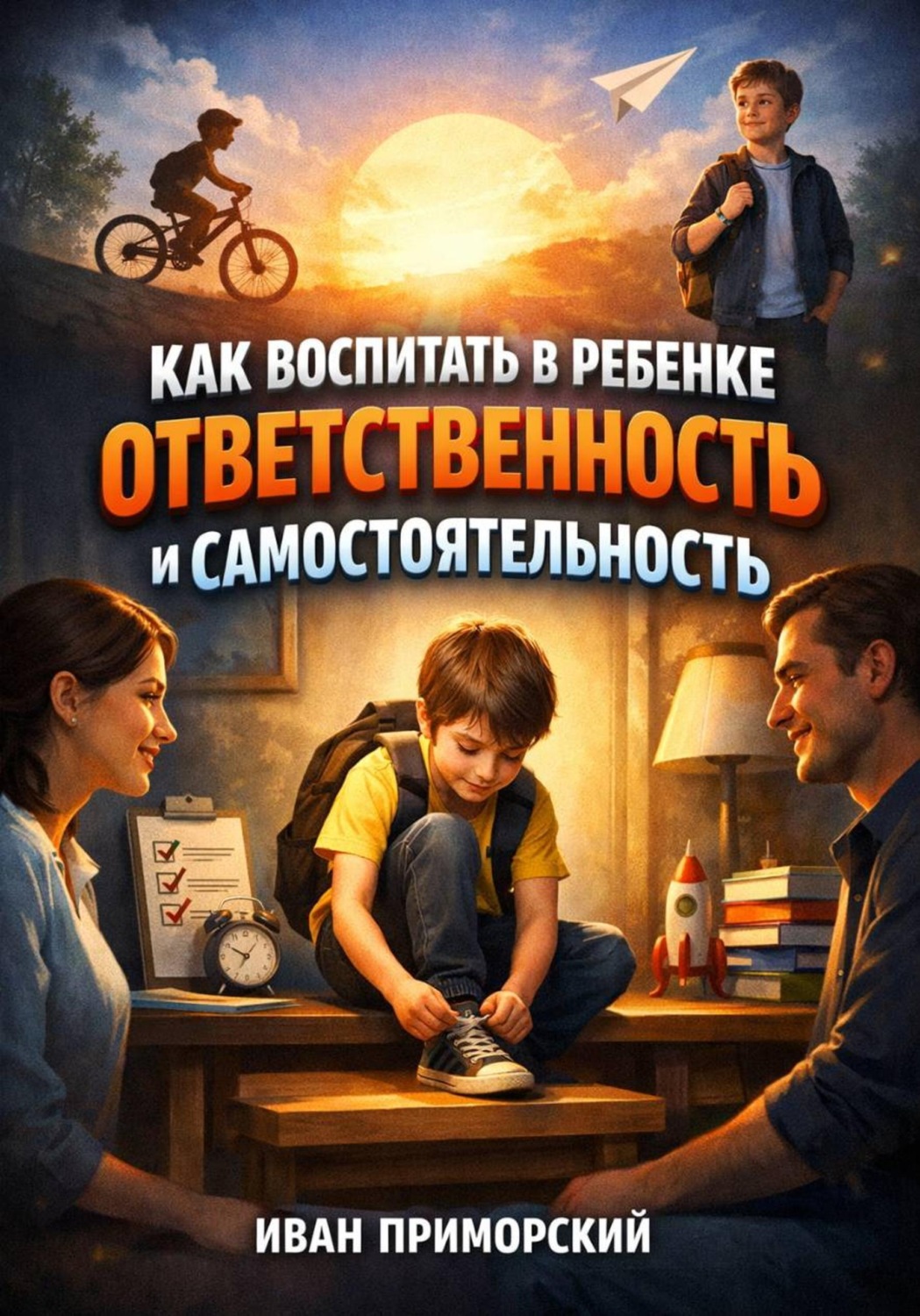 Обложка книги «Как Воспитать в Ребенке Ответственность и Самостоятельность»