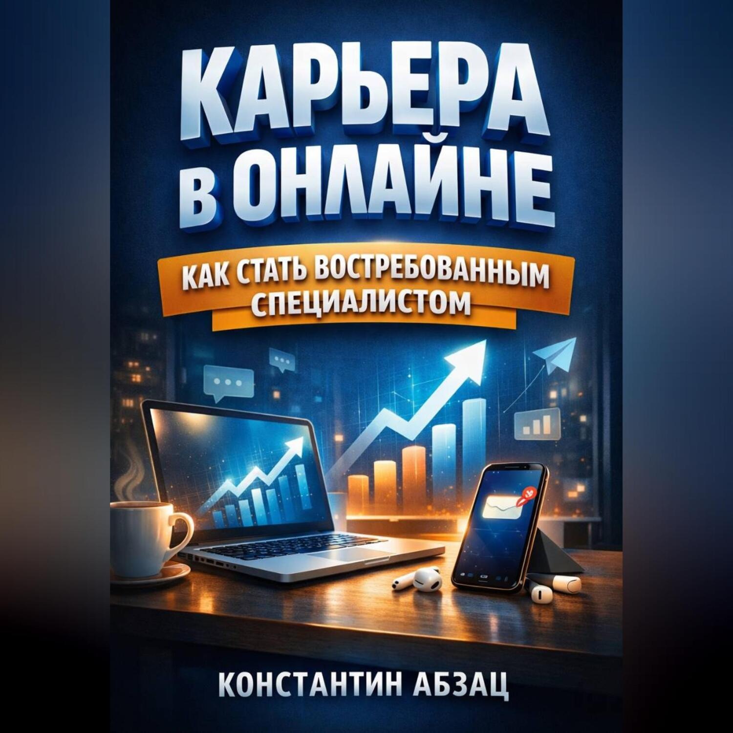 Обложка книги «Карьера в Онлайне Как Стать Востребованным Специалистом»