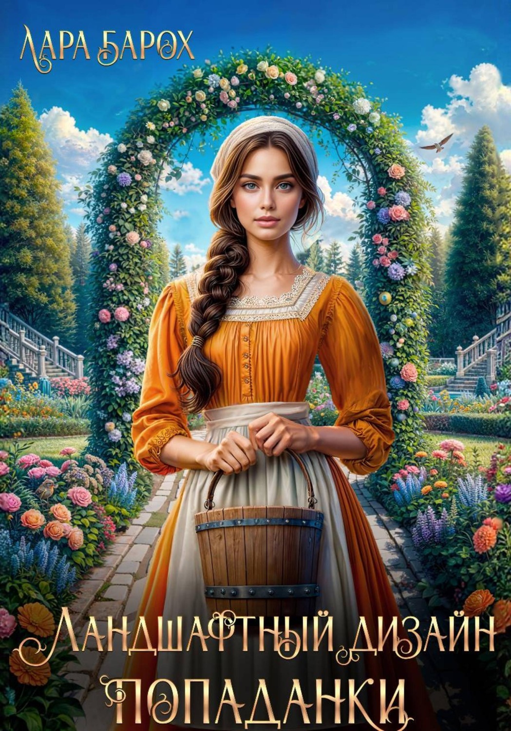 Обложка книги «Ландшафтный дизайн попаданки»