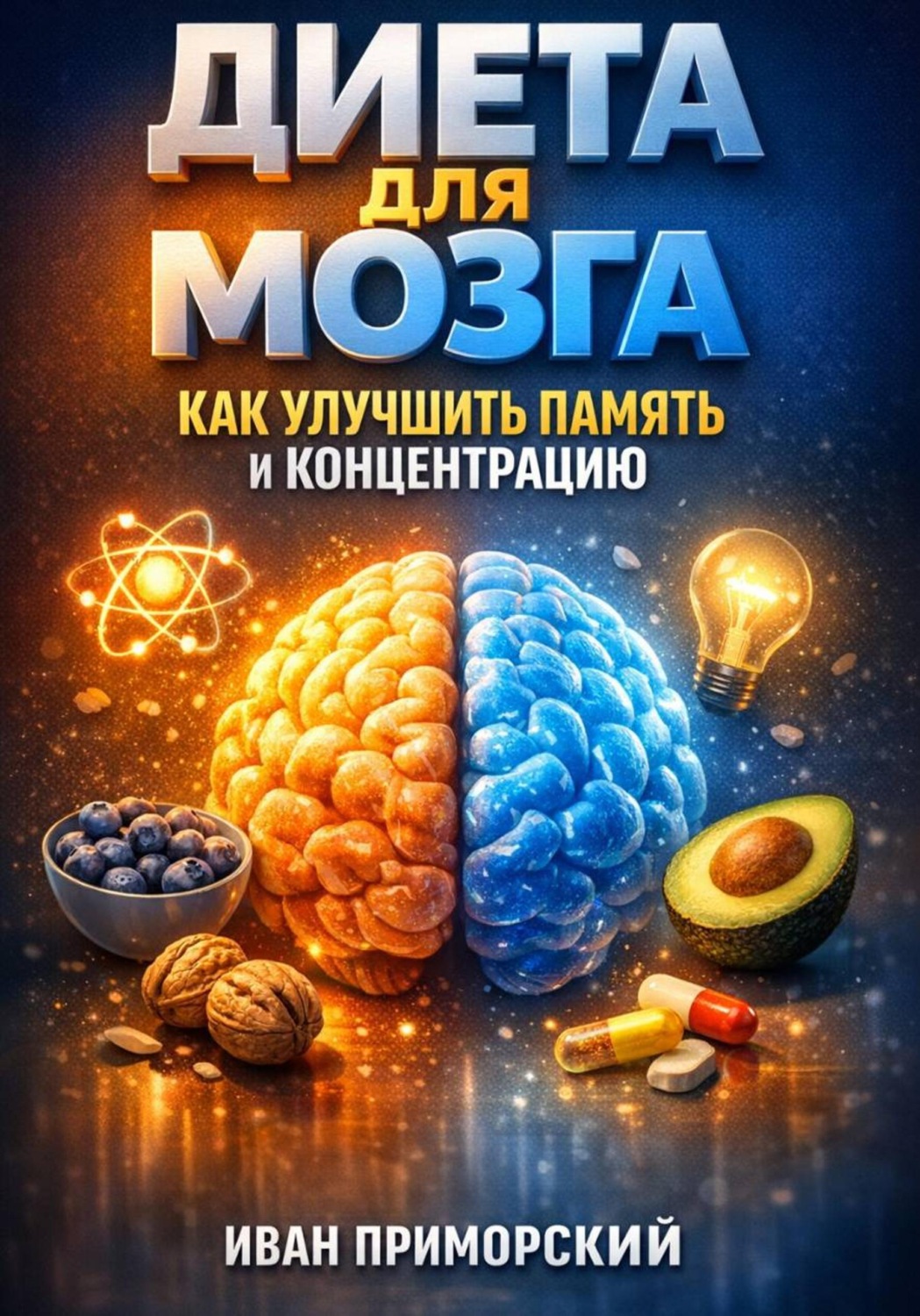 Обложка книги «Диета для Мозга. Как Улучшить Память и Концентрацию»