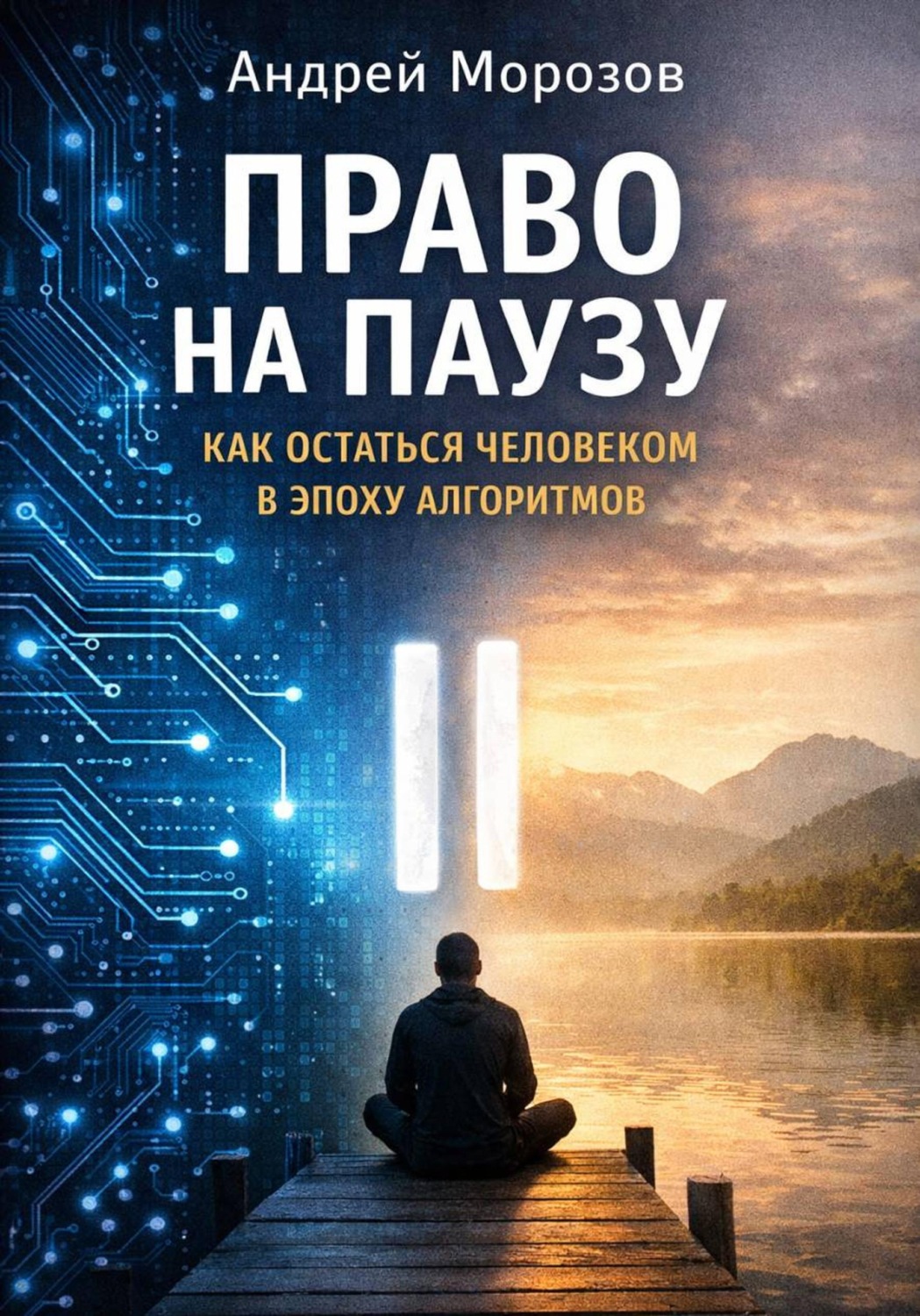 Обложка книги «Право на паузу: как остаться человеком в эпоху алгоритмов»