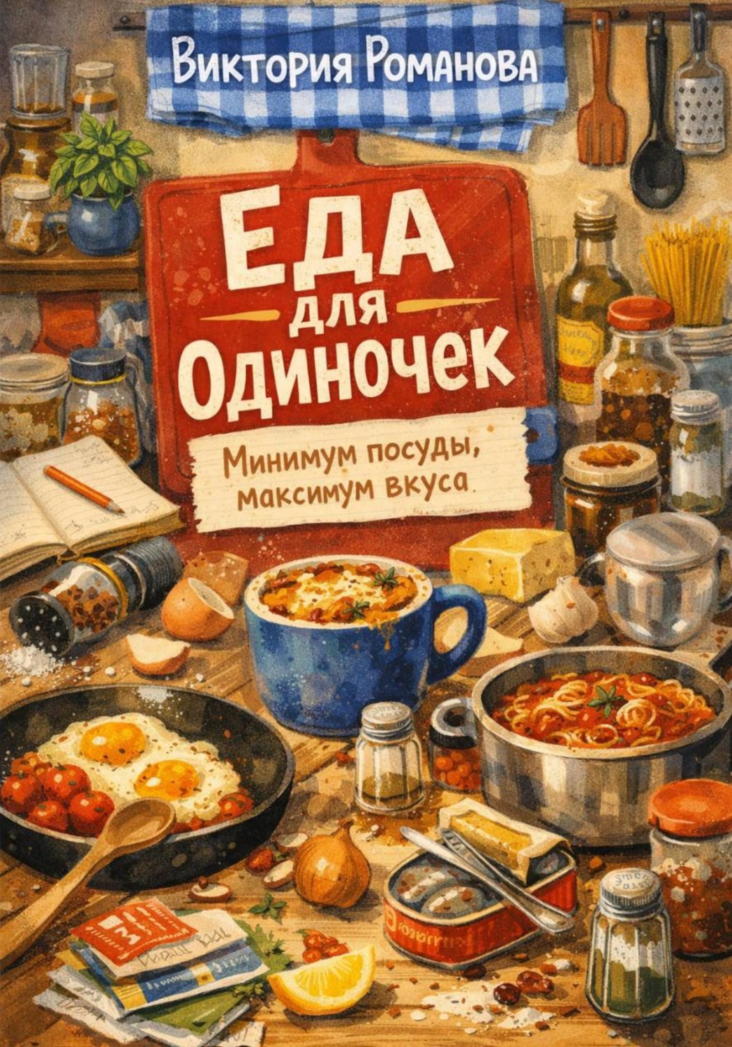 Обложка книги «Еда для одиночек: минимум посуды, максимум вкуса»