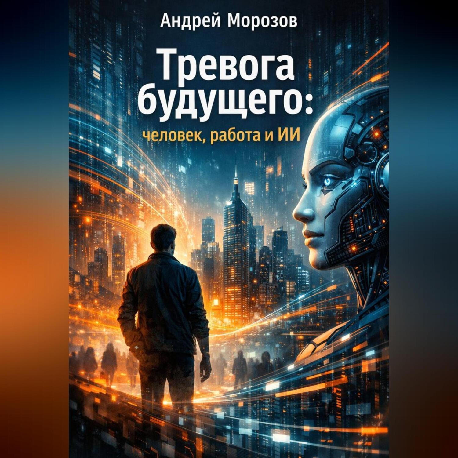 Обложка книги «Тревога будущего: человек, работа и ИИ»