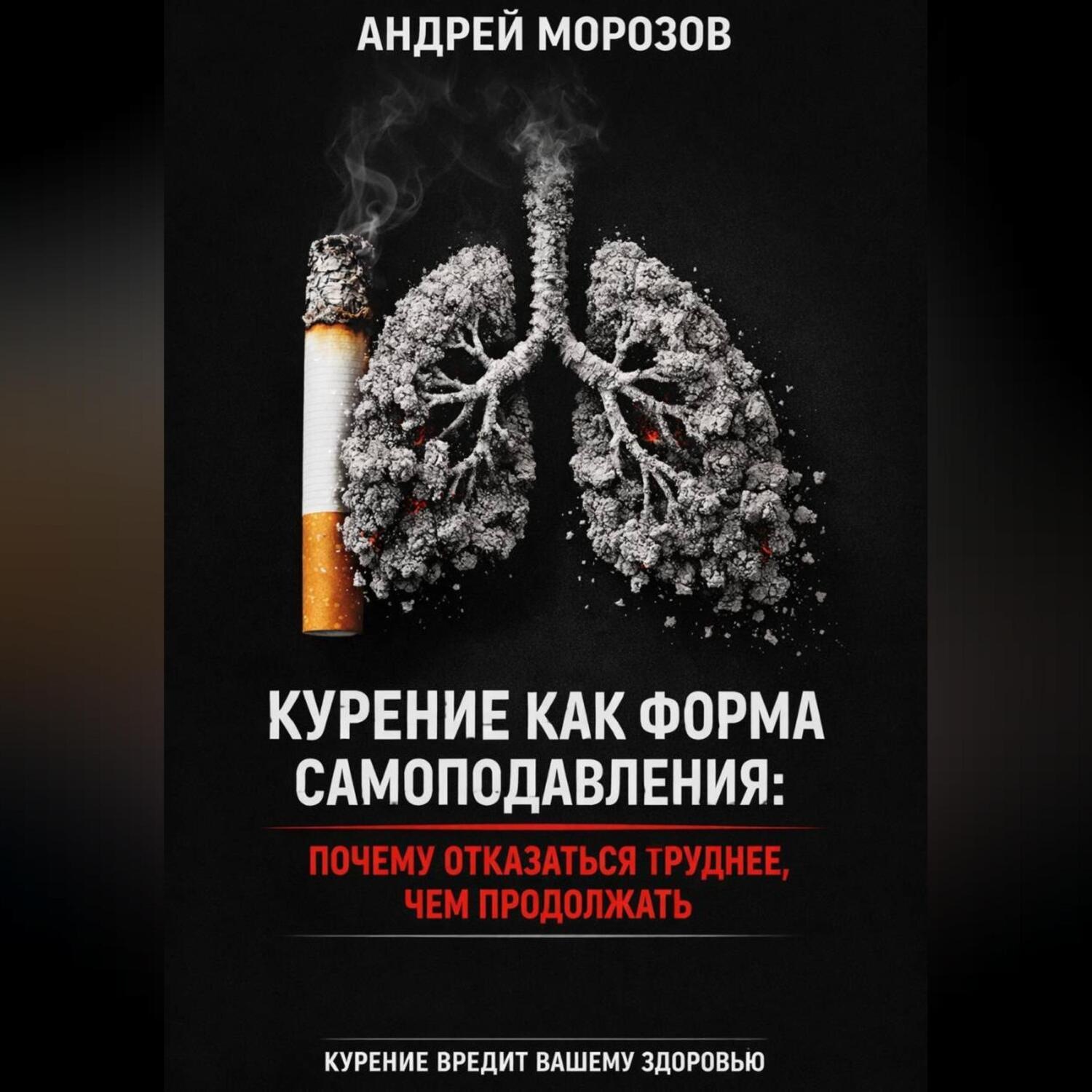 Обложка книги «Курение как форма самоподавления: Почему отказаться труднее, чем продолжать»