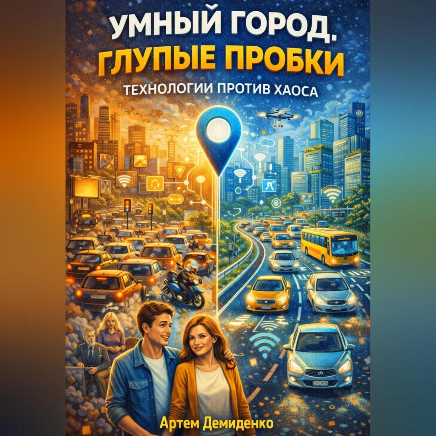 Обложка книги «Умный город, глупые пробки: Технологии против хаоса»
