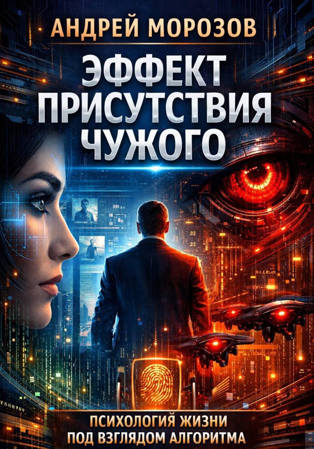 Обложка книги «Эффект присутствия чужого: психология жизни под взглядом алгоритма»