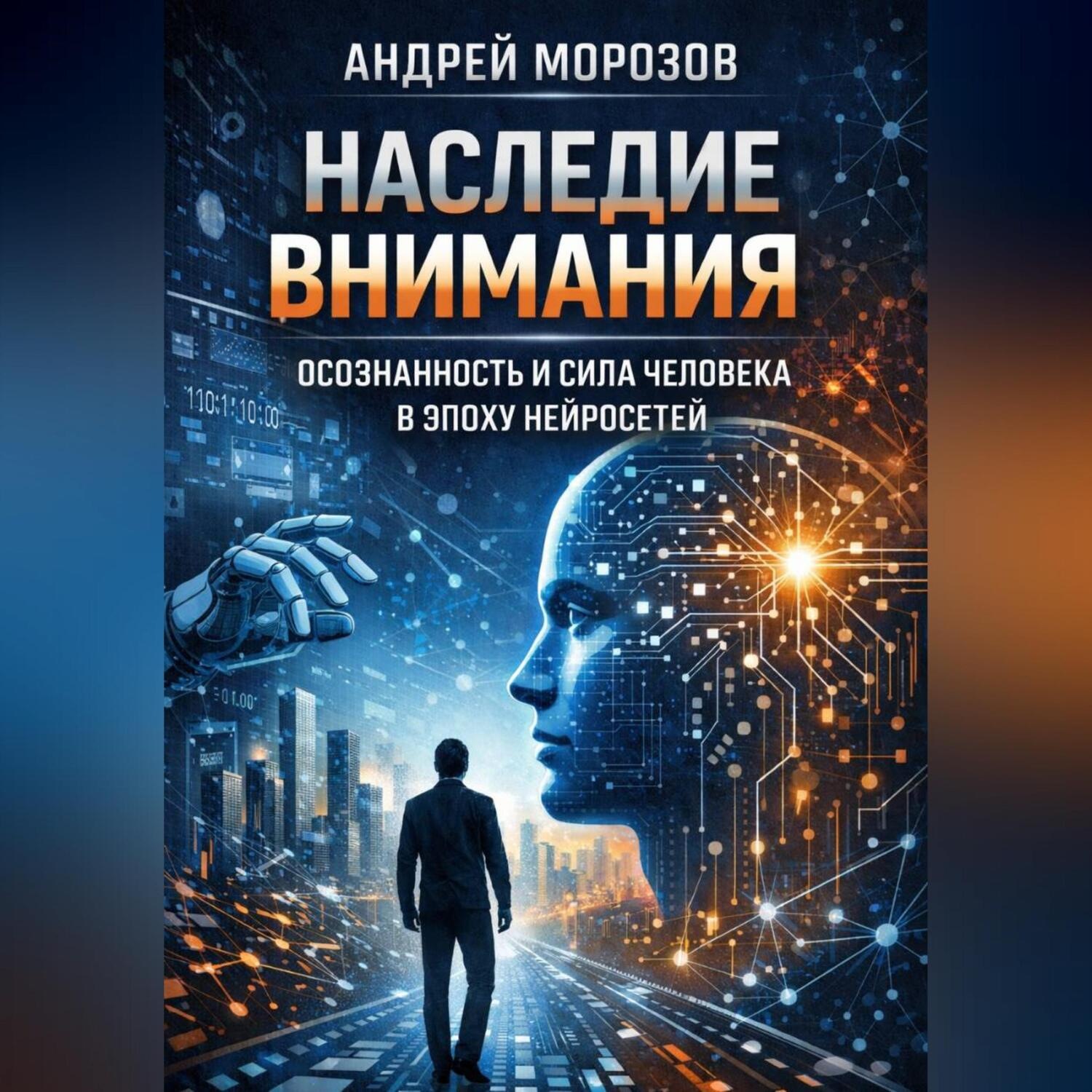 Обложка книги «Наследие внимания: осознанность и сила человека в эпоху нейросетей»