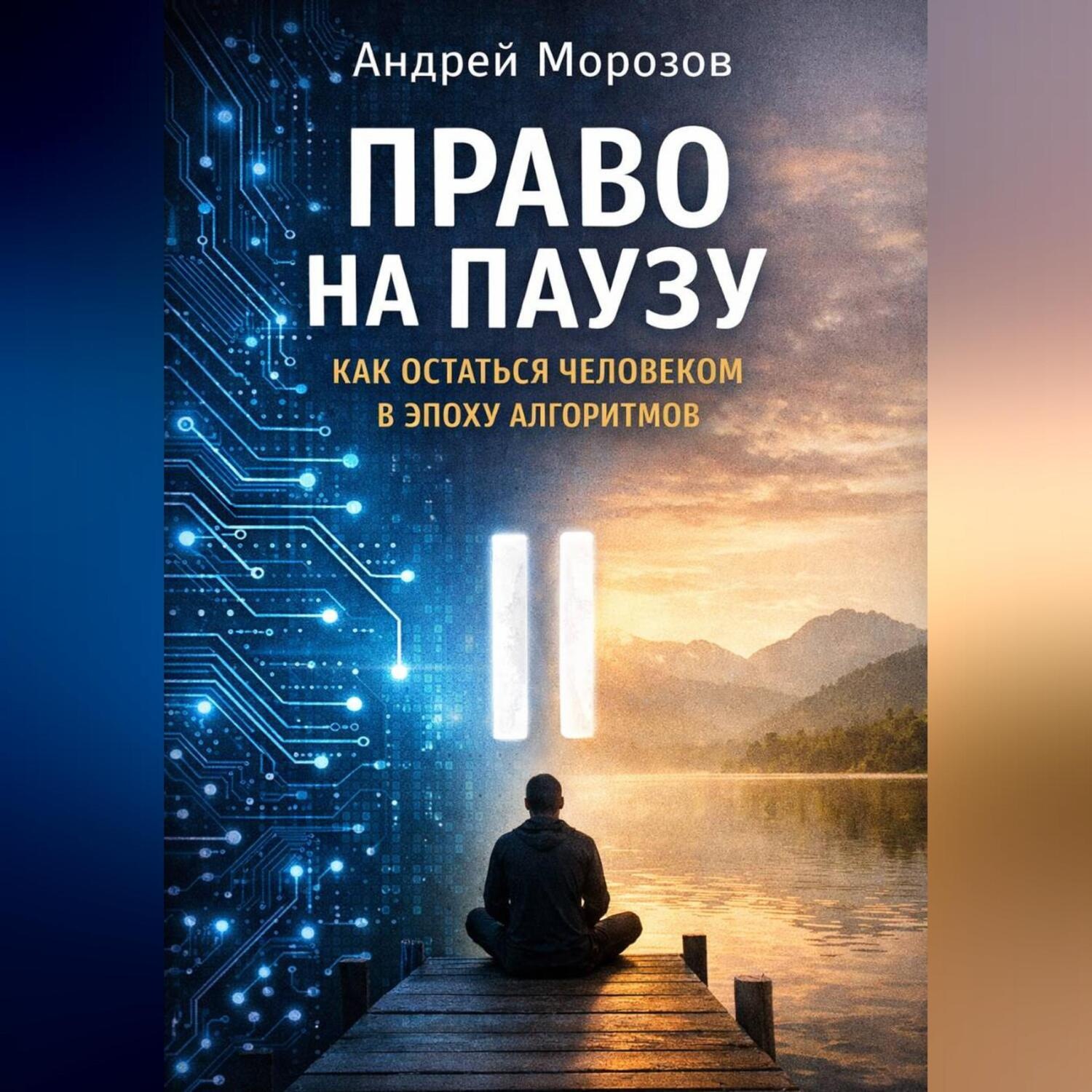 Обложка книги «Право на паузу: как остаться человеком в эпоху алгоритмов»