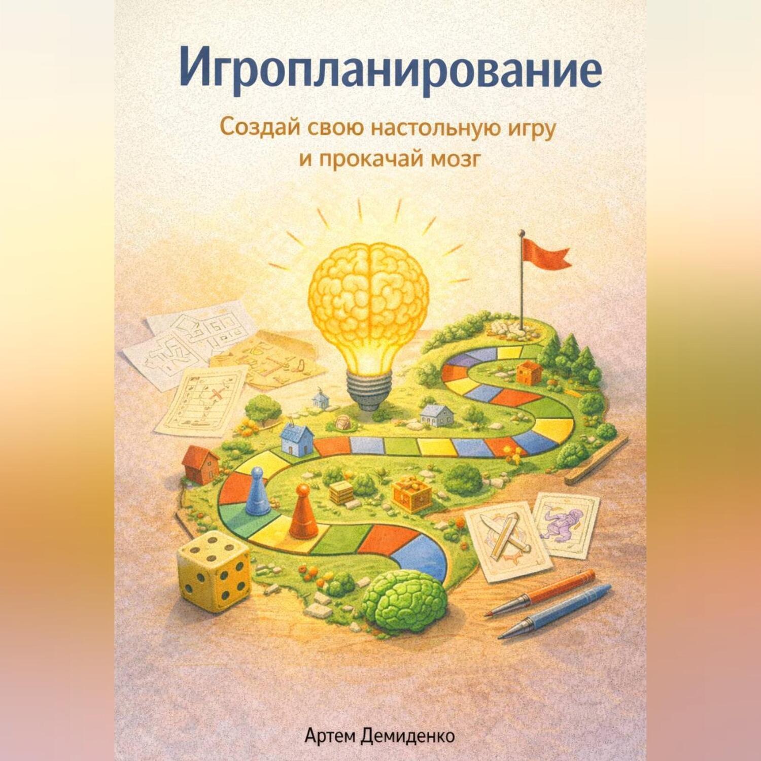 Обложка книги «Игропланирование: Создай свою настольную игру и прокачай мозг»