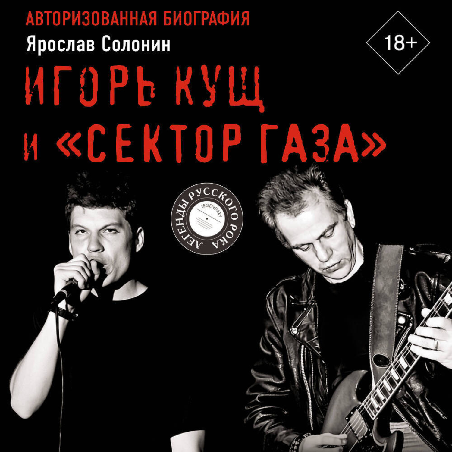 Обложка книги «Игорь Кущ и «Сектор Газа». Авторизованная биография»