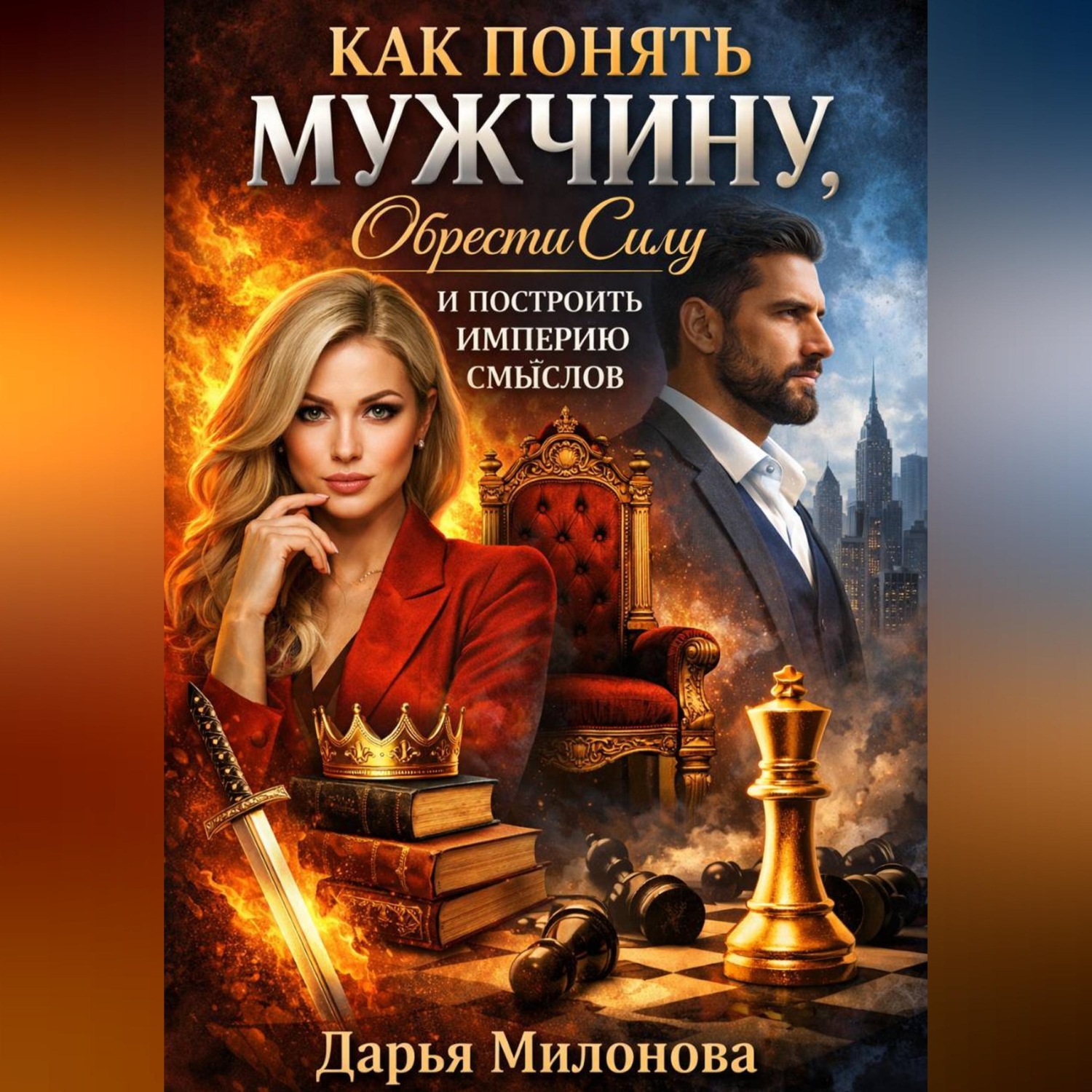 Обложка книги «Как понять мужчину, обрести силу и построить империю смыслов»