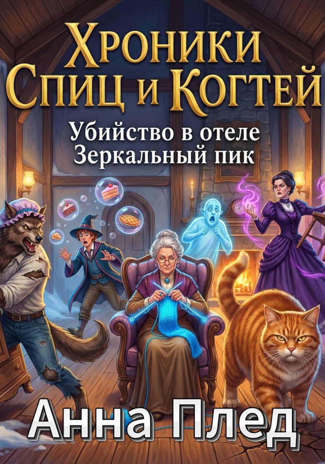 Обложка книги «Хроники спиц и когтей «Убийство в отеле Зеркальный пик»»