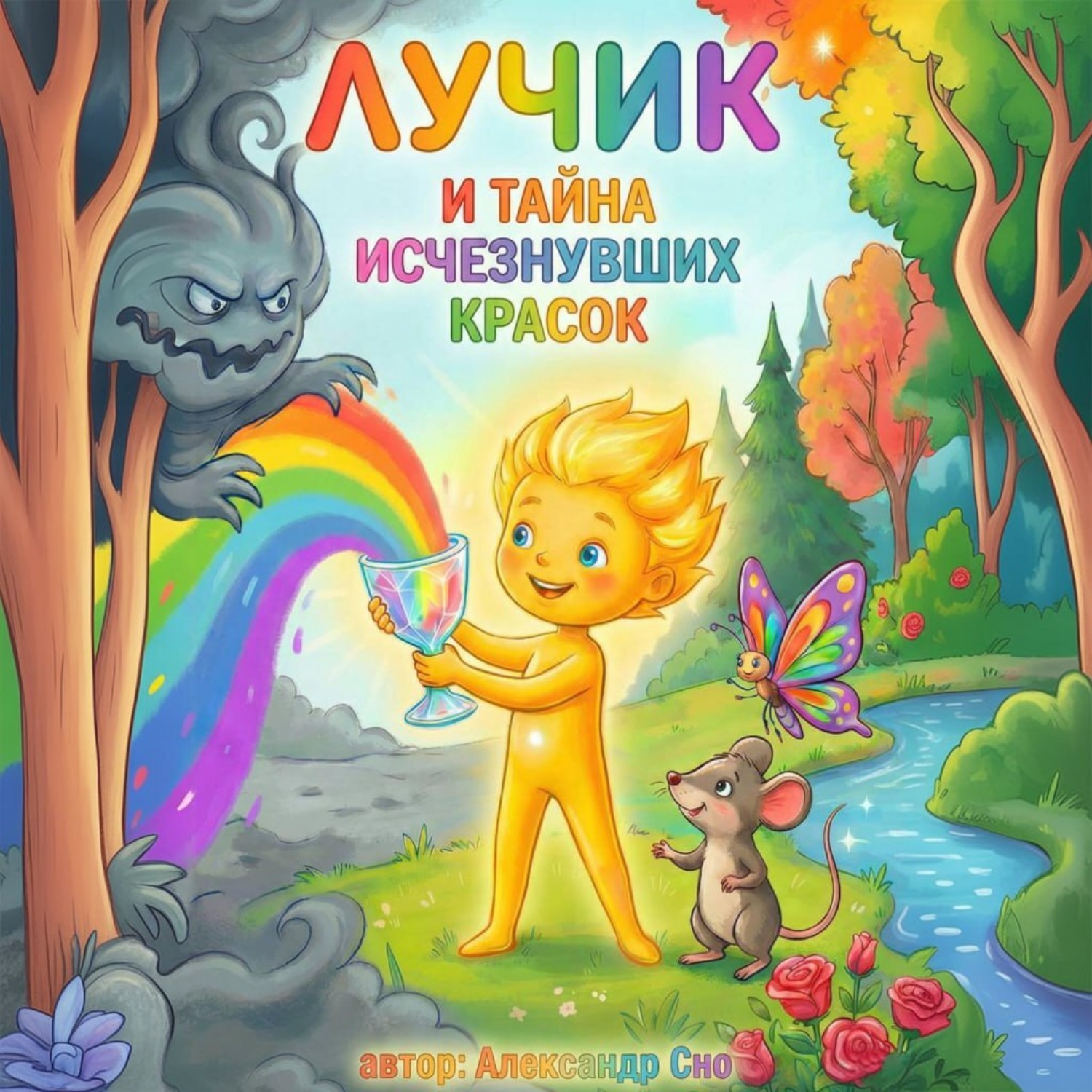 Обложка книги «Лучик и Тайна Исчезнувших Красок»
