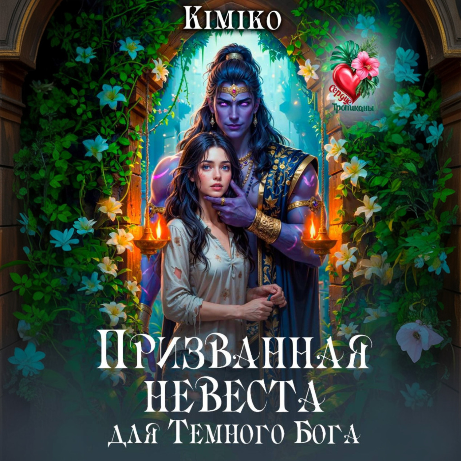 Обложка книги «Призванная невеста для Темного Бога»