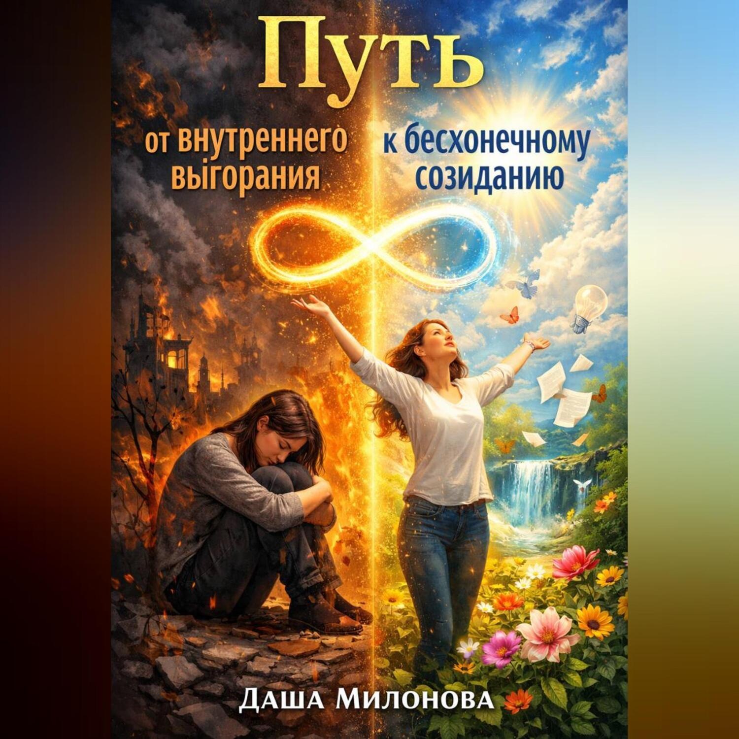 Обложка книги «Путь от внутреннего выгорания к бесконечному созиданию»