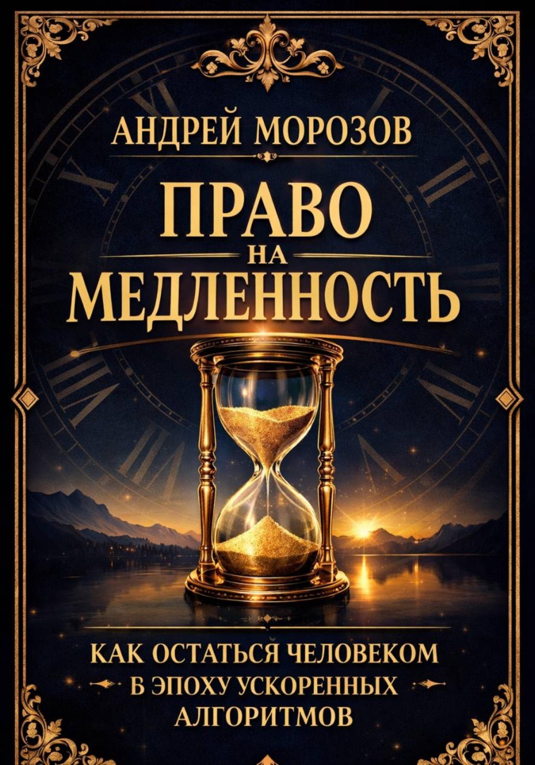 Обложка книги «Право на медленность: как остаться человеком в эпоху ускоренных алгоритмов»