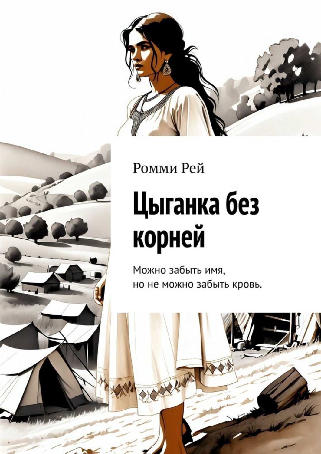 Обложка книги «Цыганка без корней. Можно забыть имя, но не можно забыть кровь»