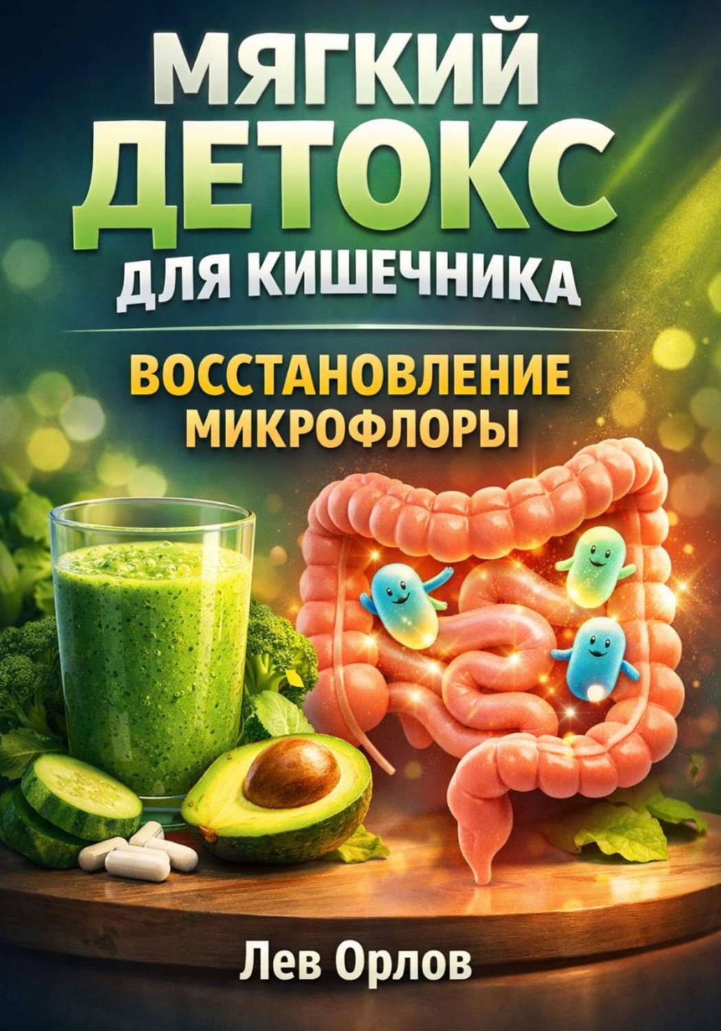 Обложка книги «Мягкий Детокс для Кишечника. Восстановление Микрофлоры»