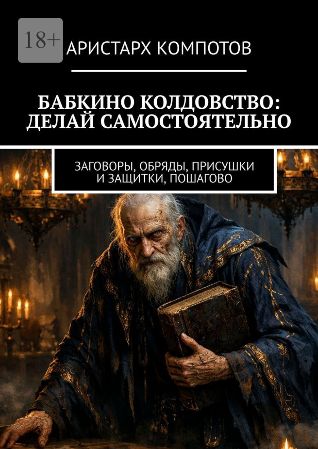 Обложка книги «Бабкино колдовство: делай самостоятельно. Заговоры, обряды, присушки и защитки, пошагово»