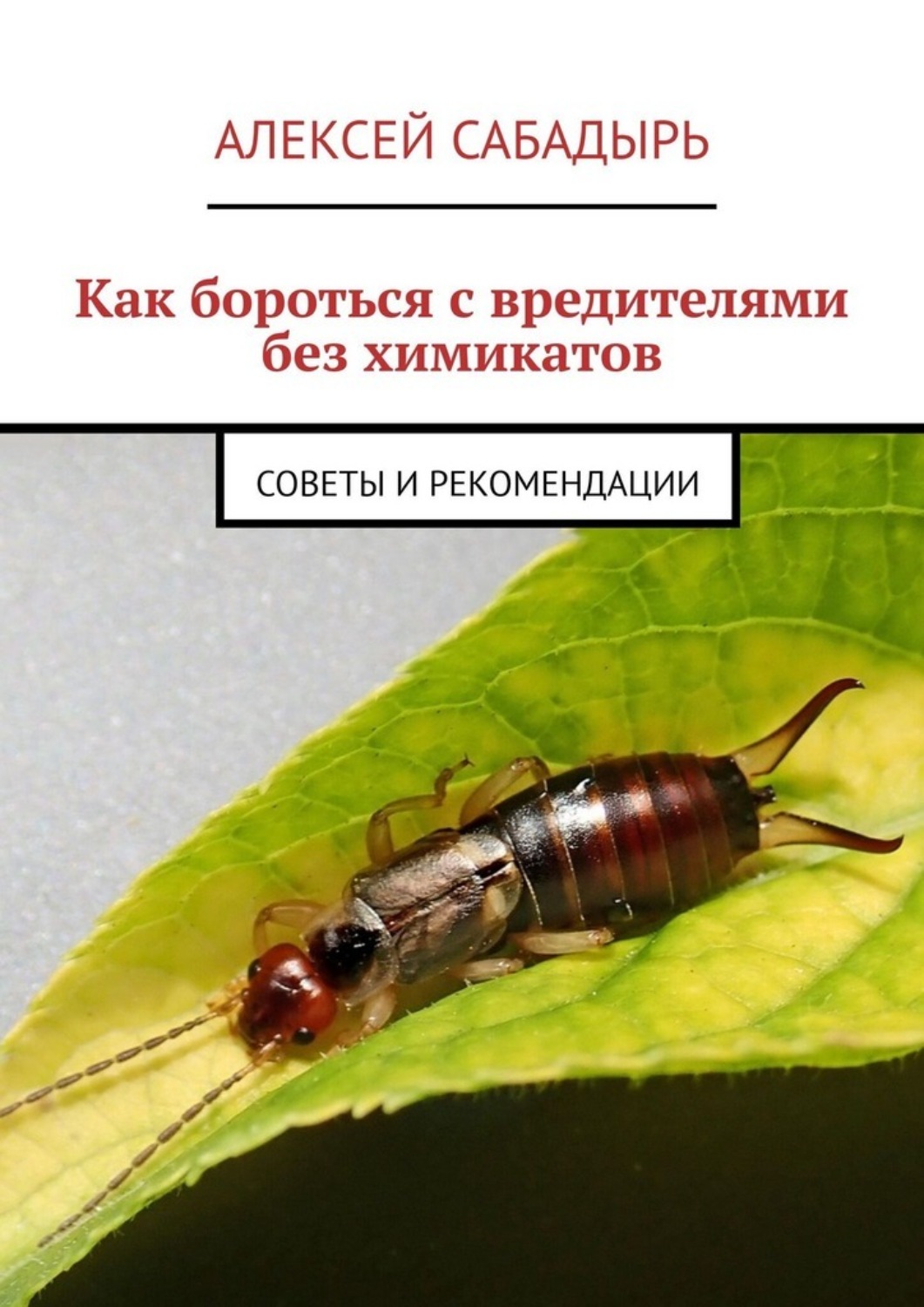 Обложка книги «Как бороться с вредителями без химикатов. советы и рекомендации»