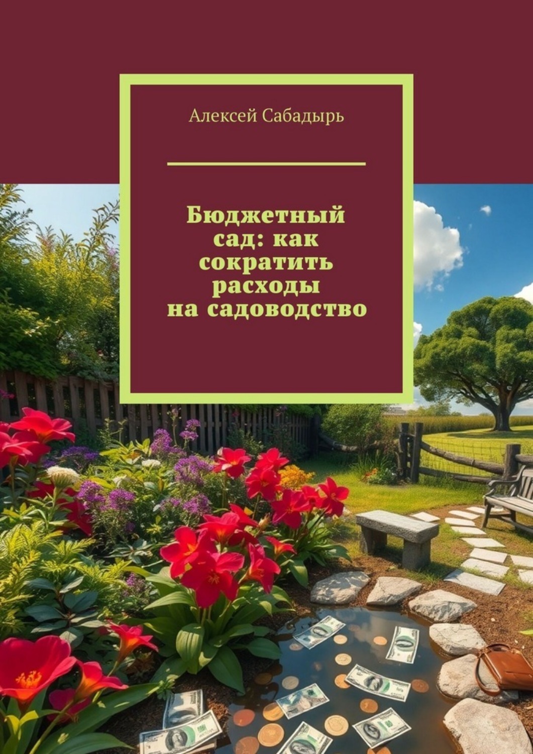 Обложка книги «Бюджетный сад: как сократить расходы на садоводство»