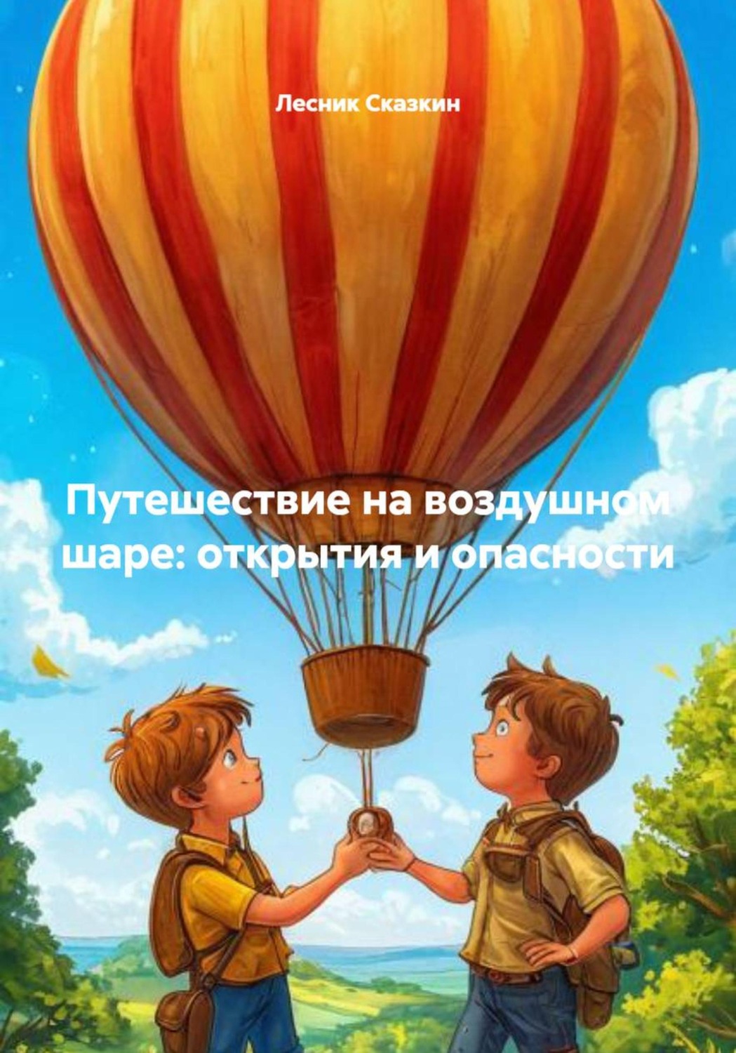 Обложка книги «Путешествие на воздушном шаре: открытия и опасности»