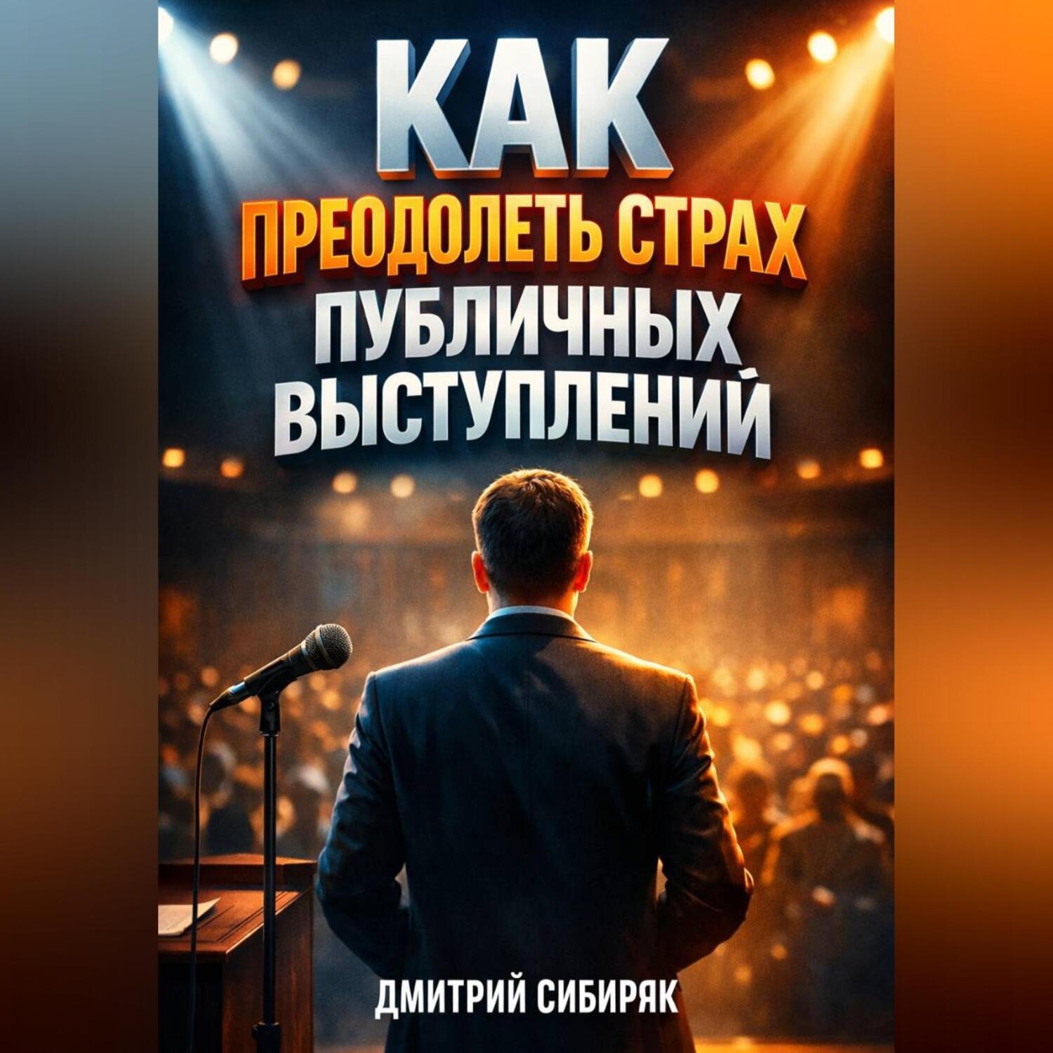 Обложка книги «Как Преодолеть Страх Публичных Выступлений»
