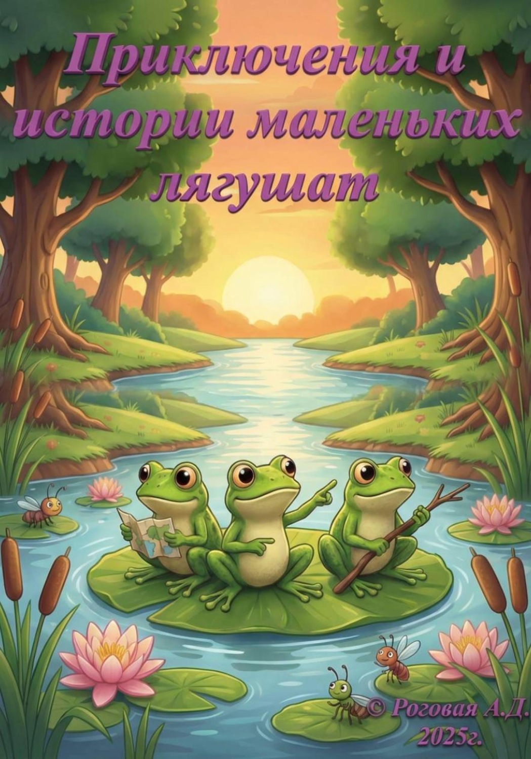 Обложка книги «Приключения и истории маленьких лягушат. Часть первая»