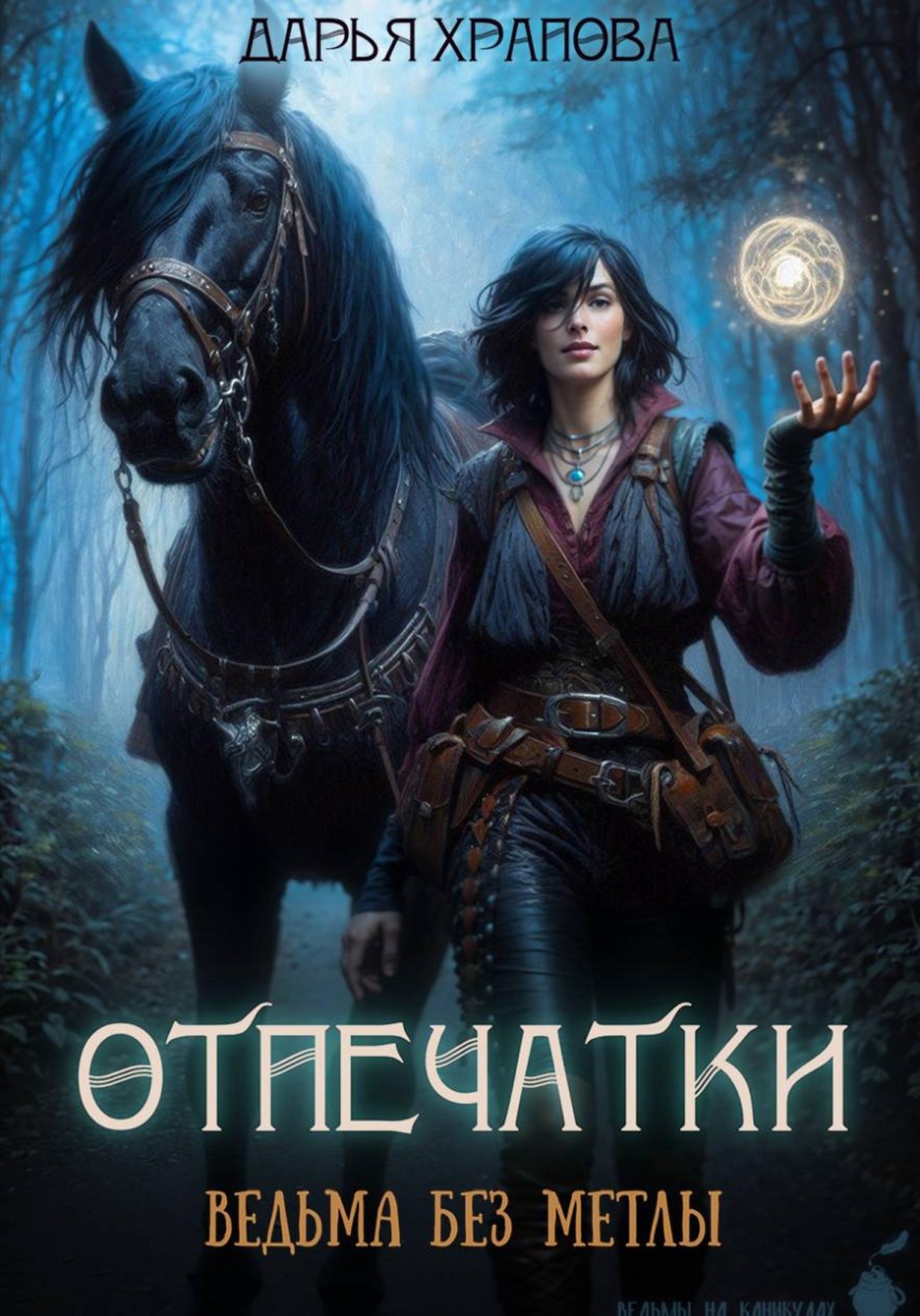 Обложка книги «Ведьма без метлы»