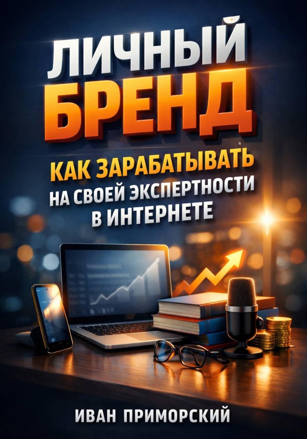 Обложка книги «Личный Бренд. Как Зарабатывать на Своей Экспертности в Интернете»