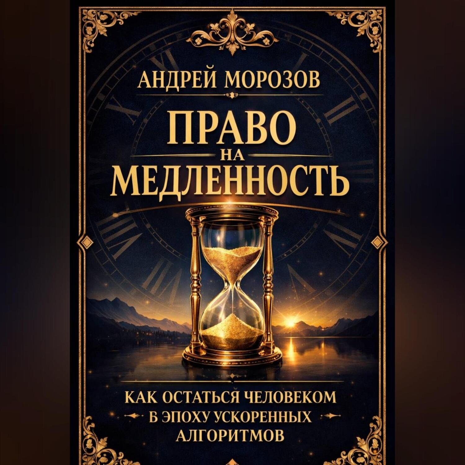 Обложка книги «Право на медленность: как остаться человеком в эпоху ускоренных алгоритмов»