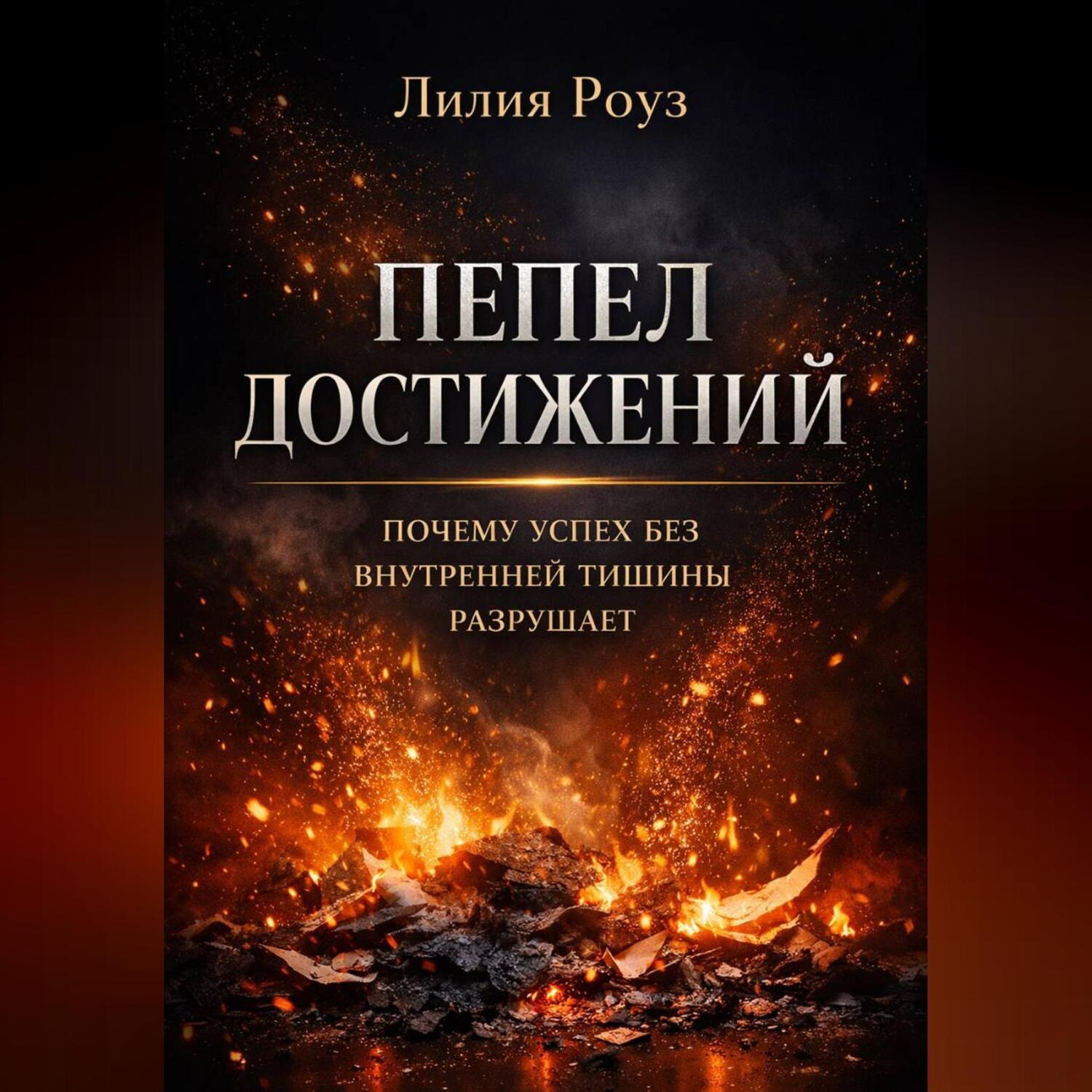 Обложка книги «Пепел достижений. Почему успех без внутренней тишины разрушает»
