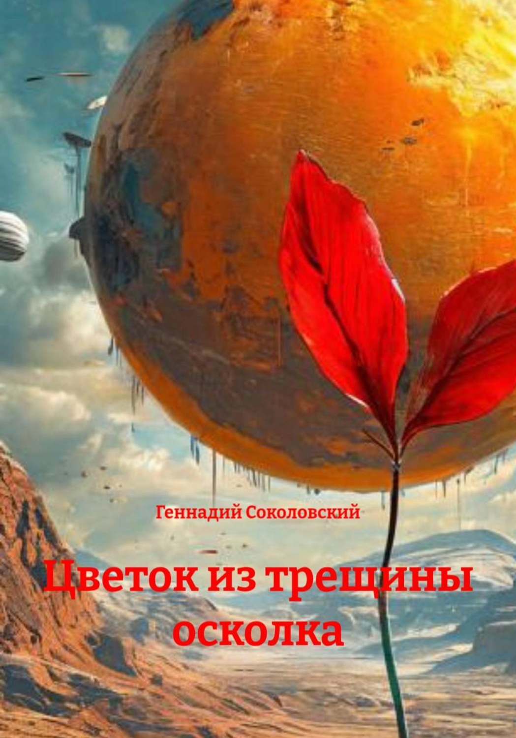 Обложка книги «Цветок из трещины осколка»