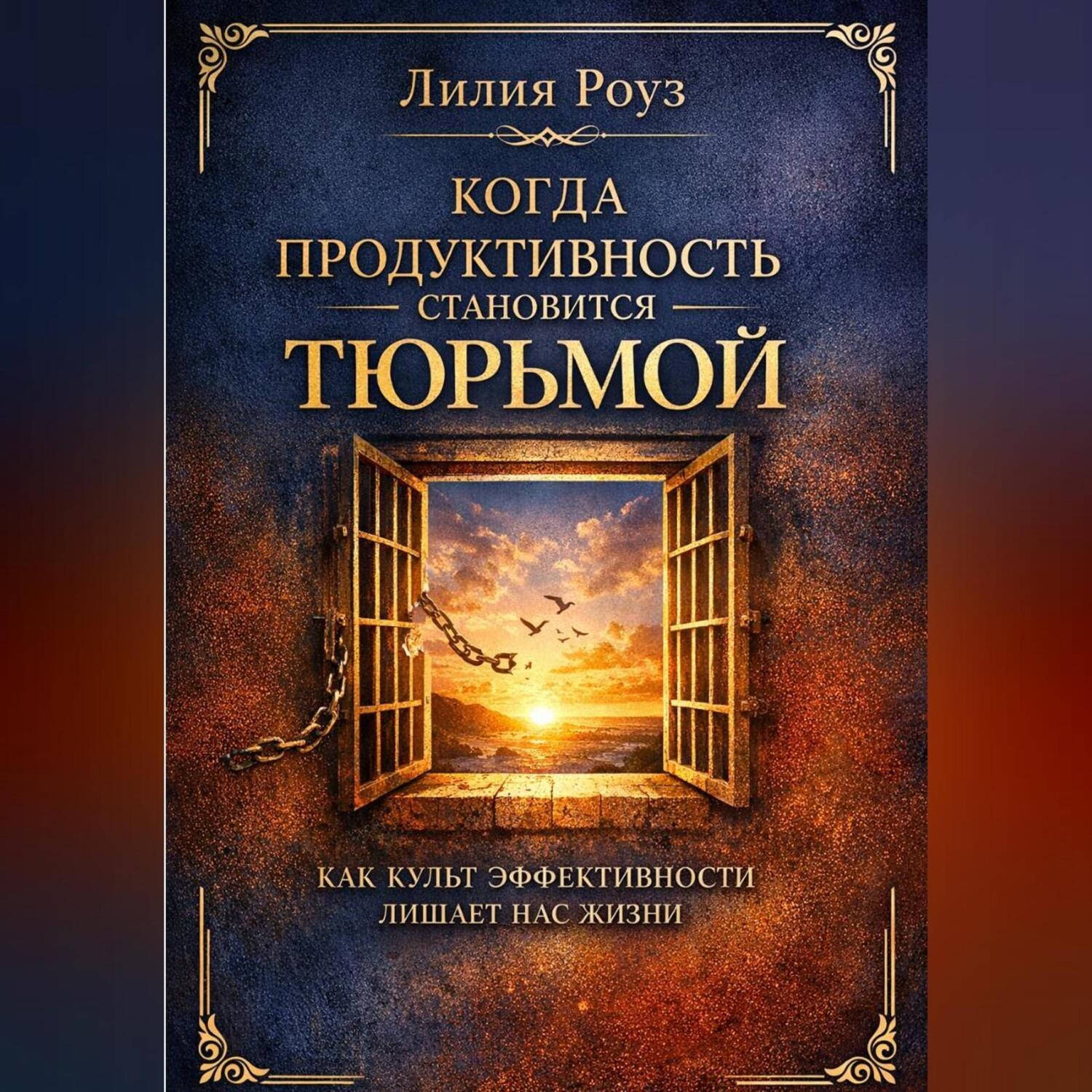 Обложка книги «Когда продуктивность становится тюрьмой: как культ эффективности лишает нас жизни»