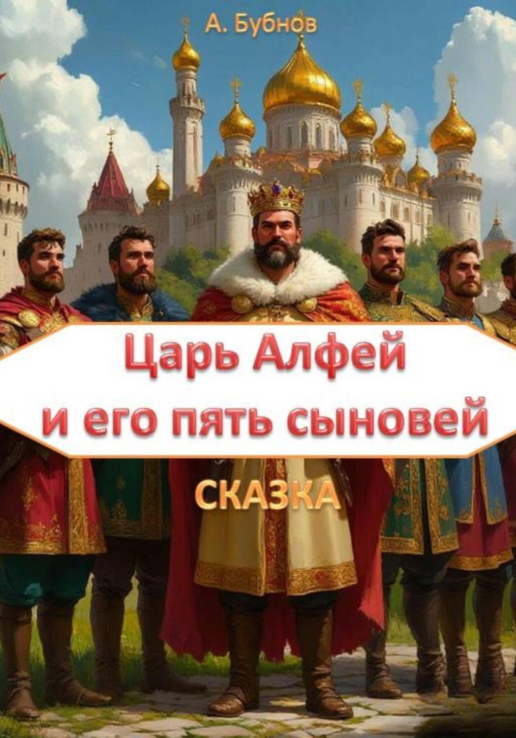 Обложка книги «Царь Алфей и его пять сыновей. Сказка. Часть 1. Яробор»