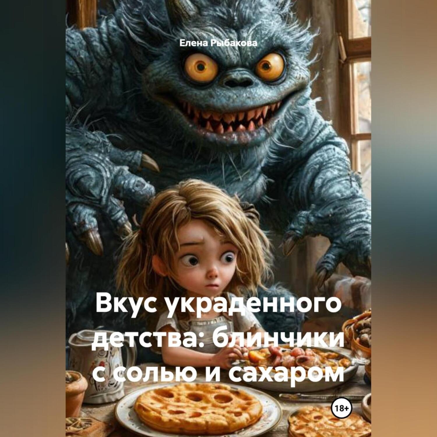 Обложка книги «Вкус украденного детства: блинчики с солью и сахаром»