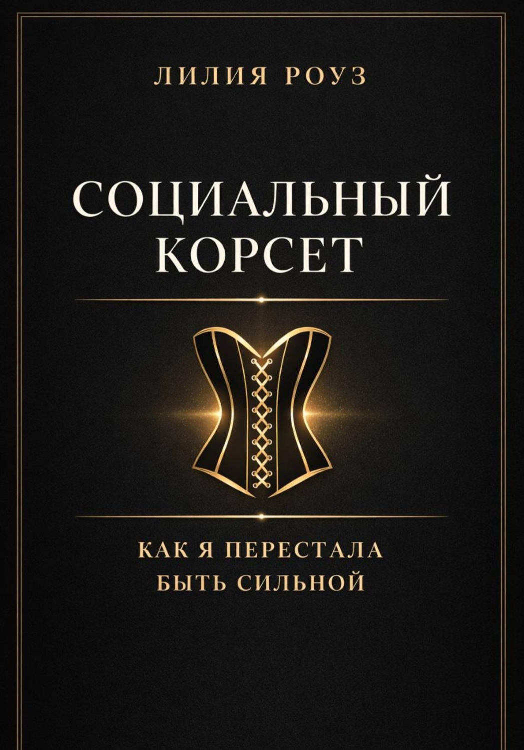 Обложка книги «Социальный корсет. Как я перестала быть сильной»