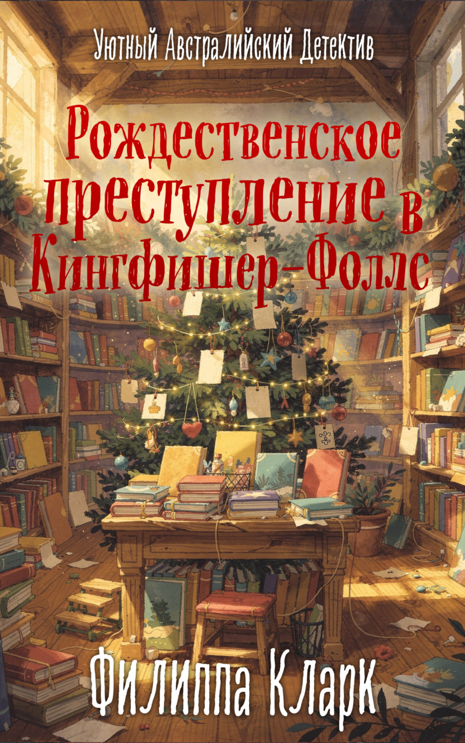 Обложка книги «Рождественское преступление в Кингфишер-Фоллс»