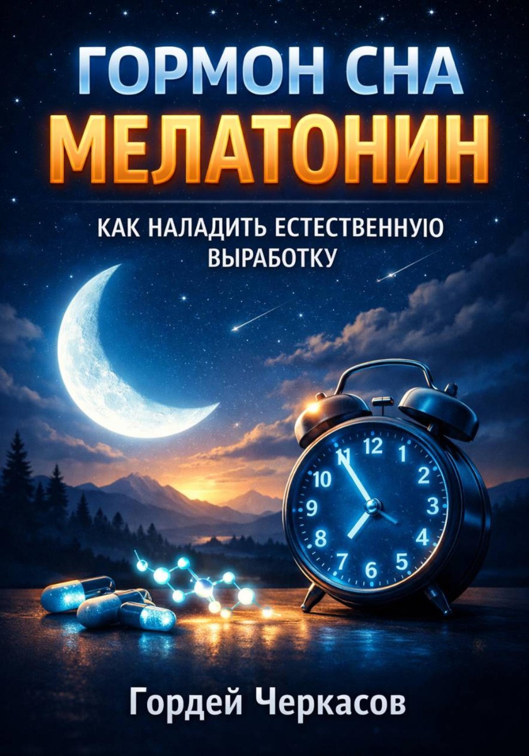 Обложка книги «Гормон Сна Мелатонин: Как Наладить Естественную Выработку»