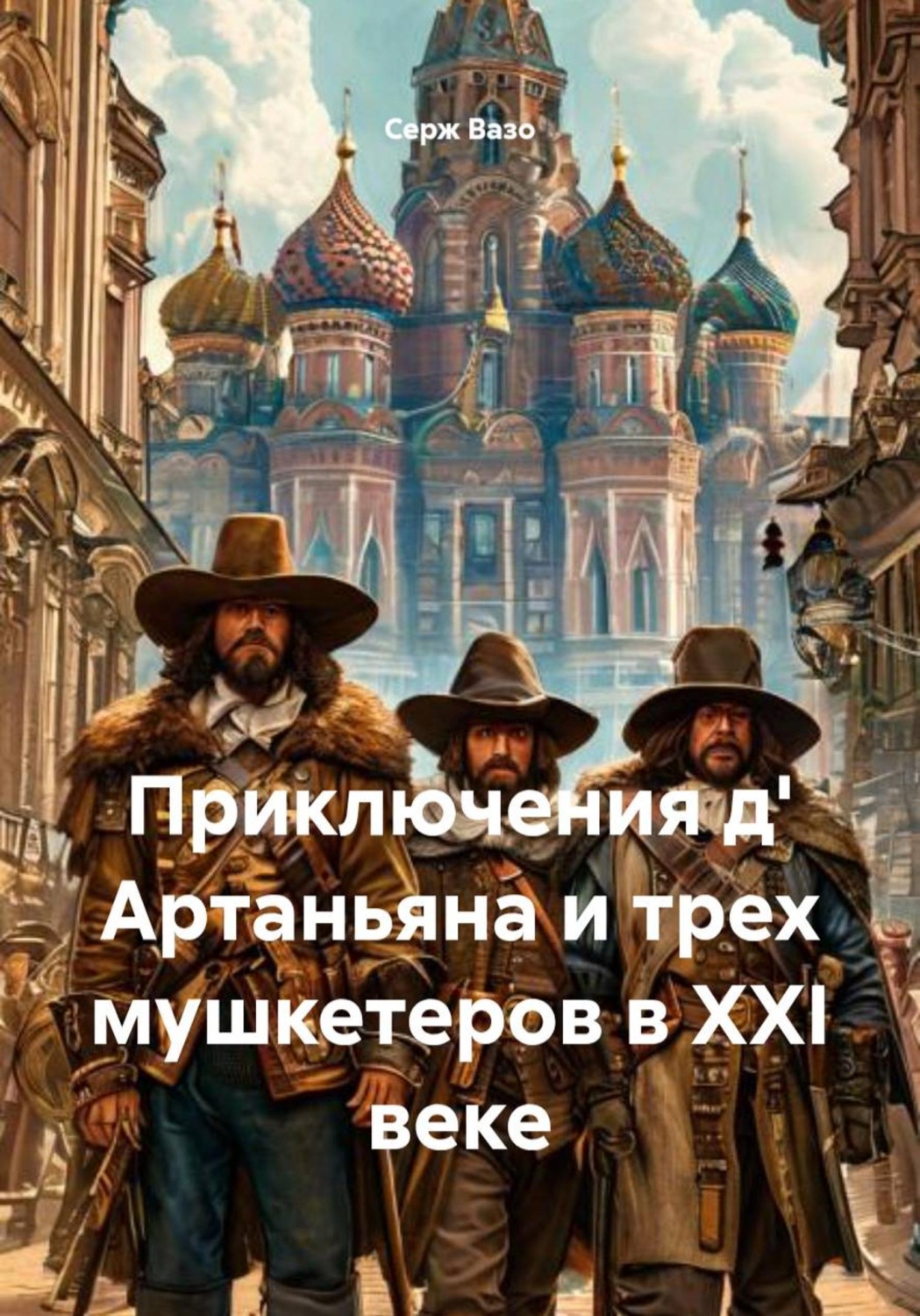 Обложка книги «Приключения д' Артаньяна и трех мушкетеров в XXI веке»