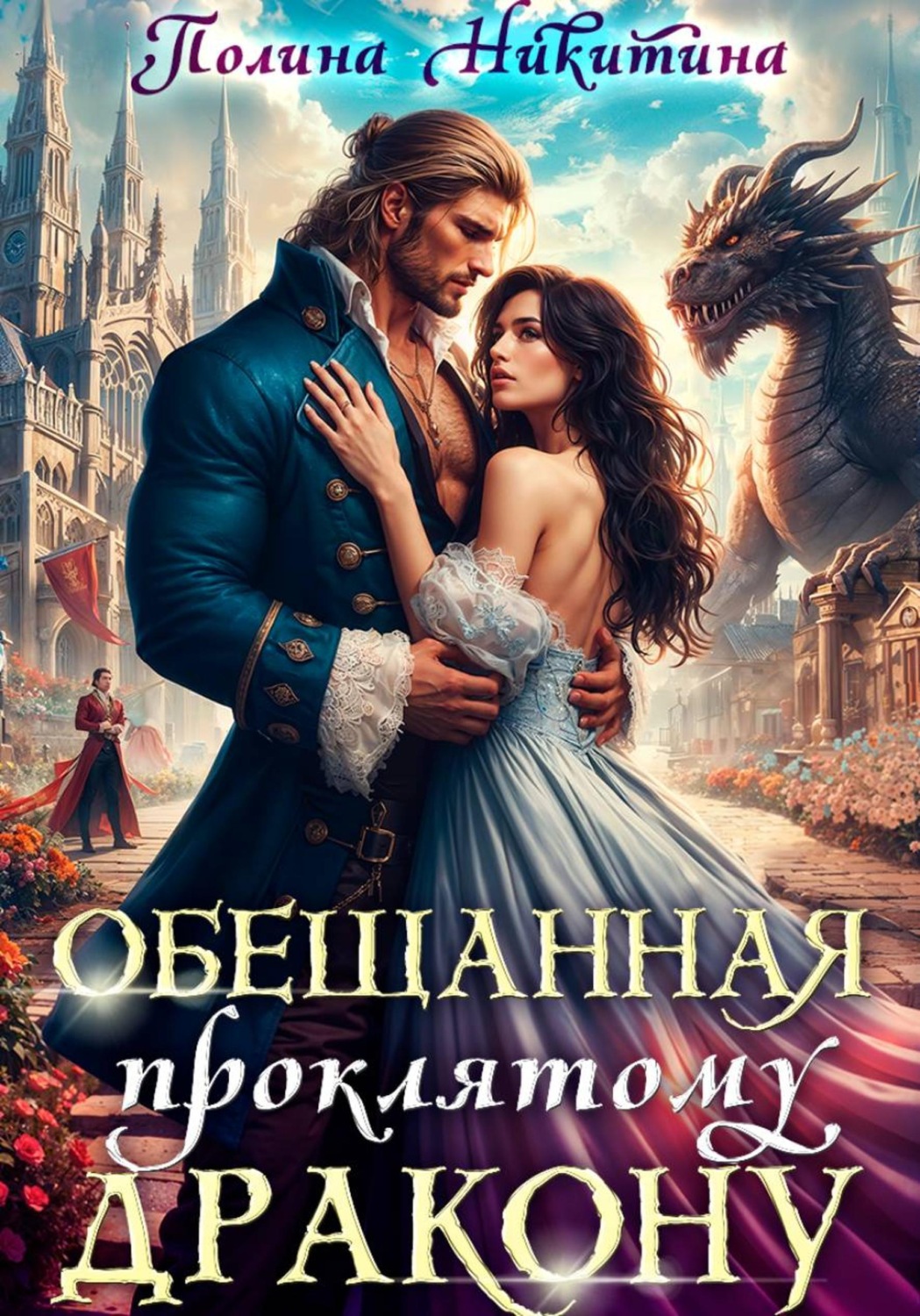 Обложка книги «Обещанная проклятому дракону»