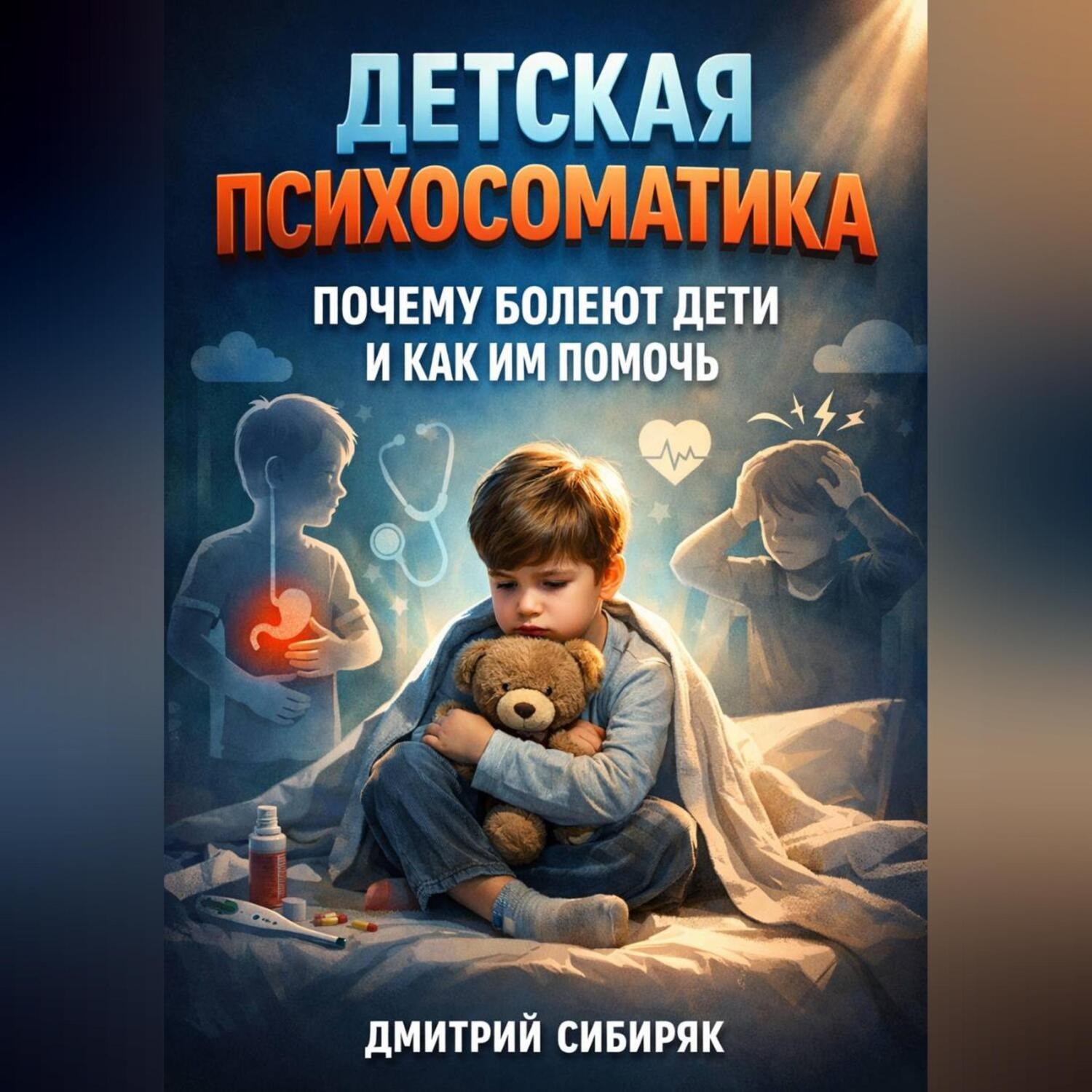 Обложка книги «Детская Психосоматика Почему Болеют Дети и Как Им Помочь»