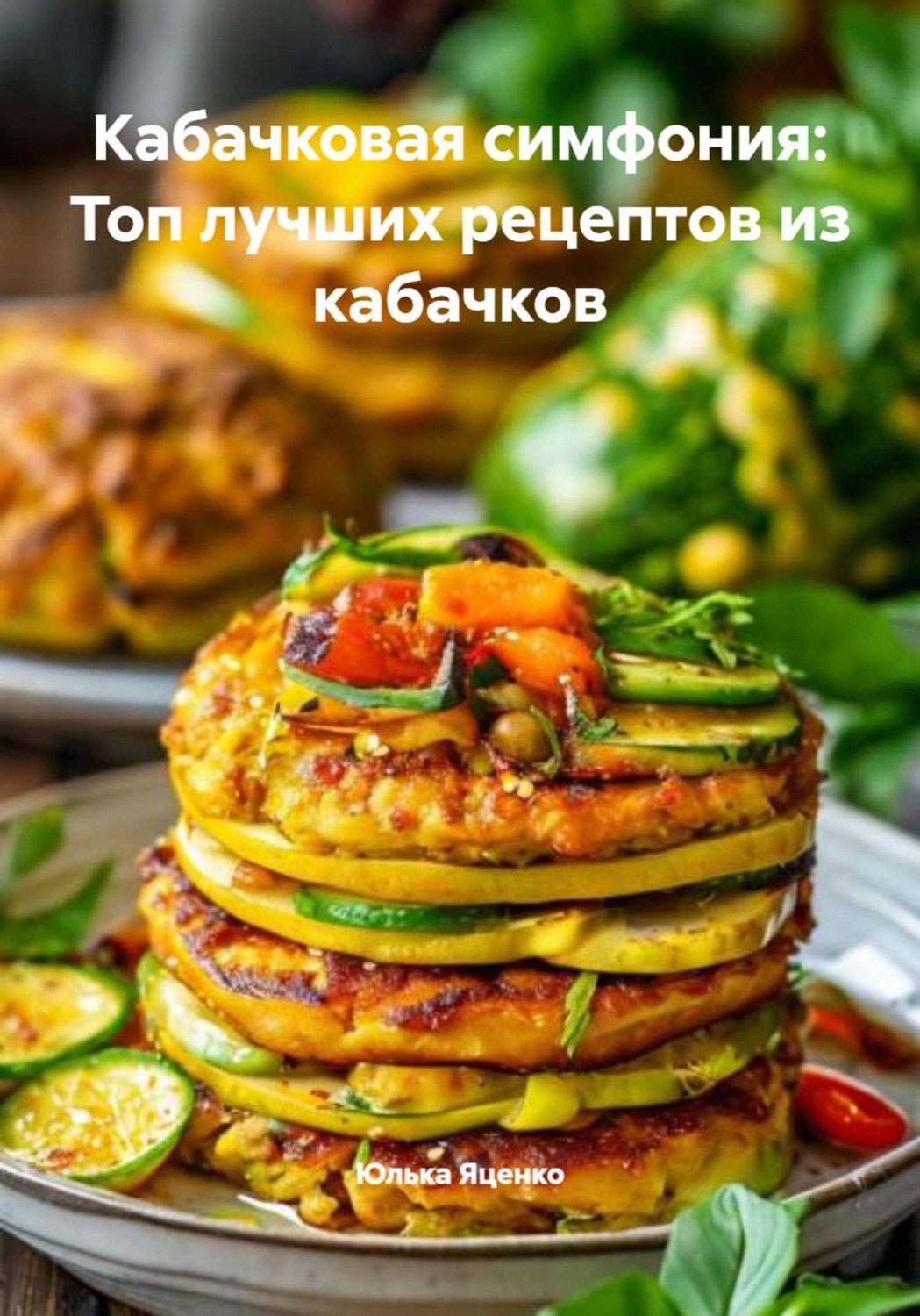 Обложка книги «Кабачковая симфония: Топ лучших рецептов из кабачков»