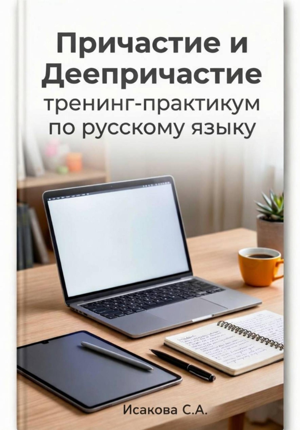 Обложка книги «Причастие и деепричастие: тренинг-практикум по русскому языку»