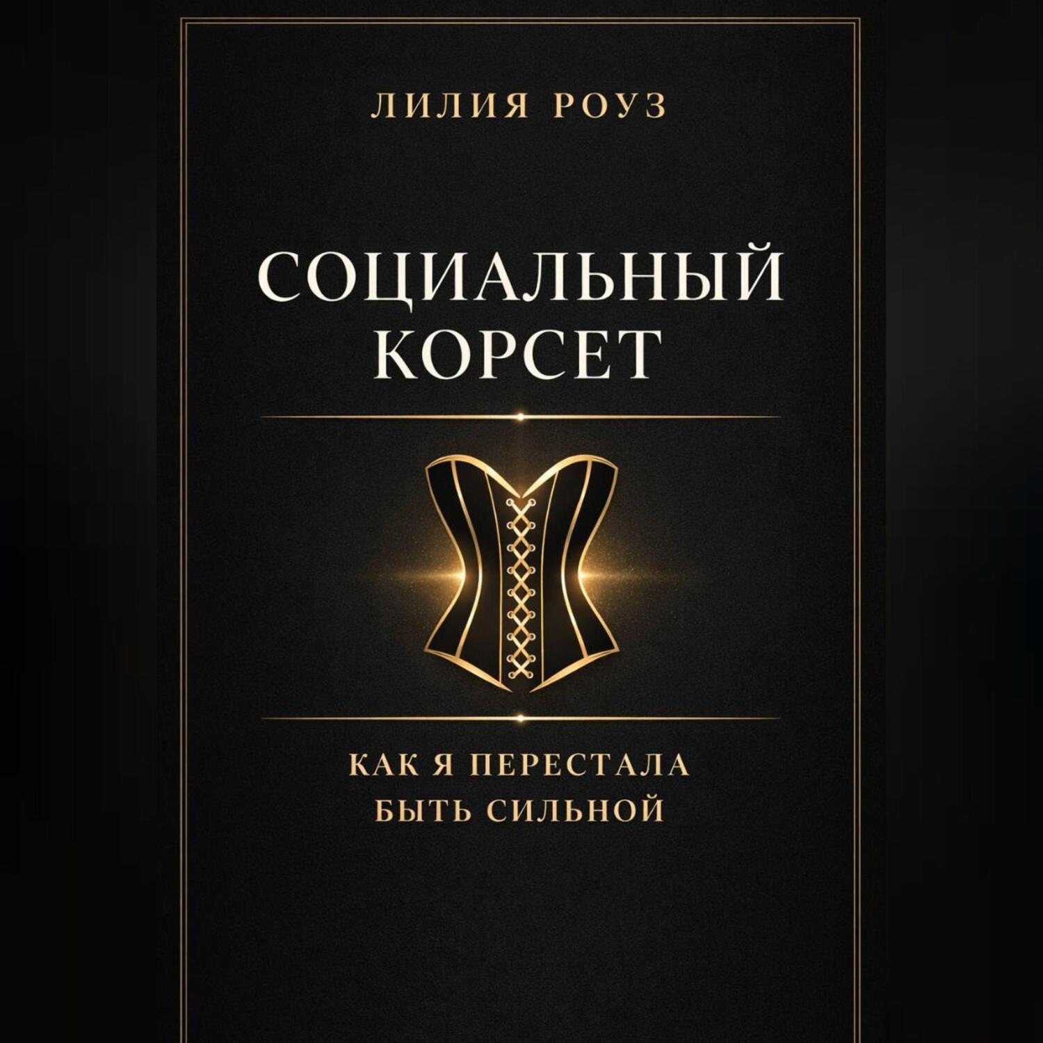 Обложка книги «Социальный корсет. Как я перестала быть сильной»