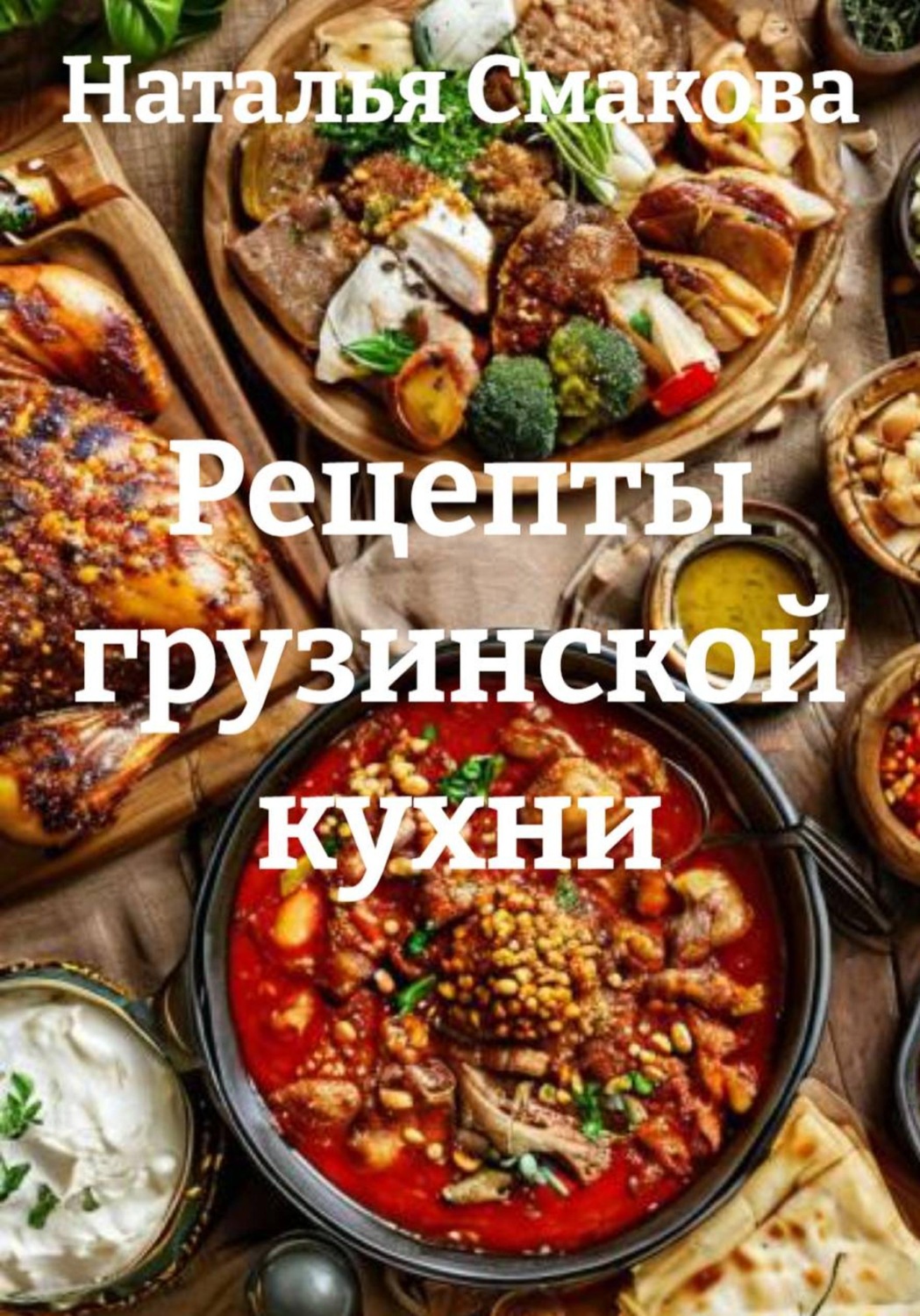 Обложка книги «Рецепты грузинской кухни»