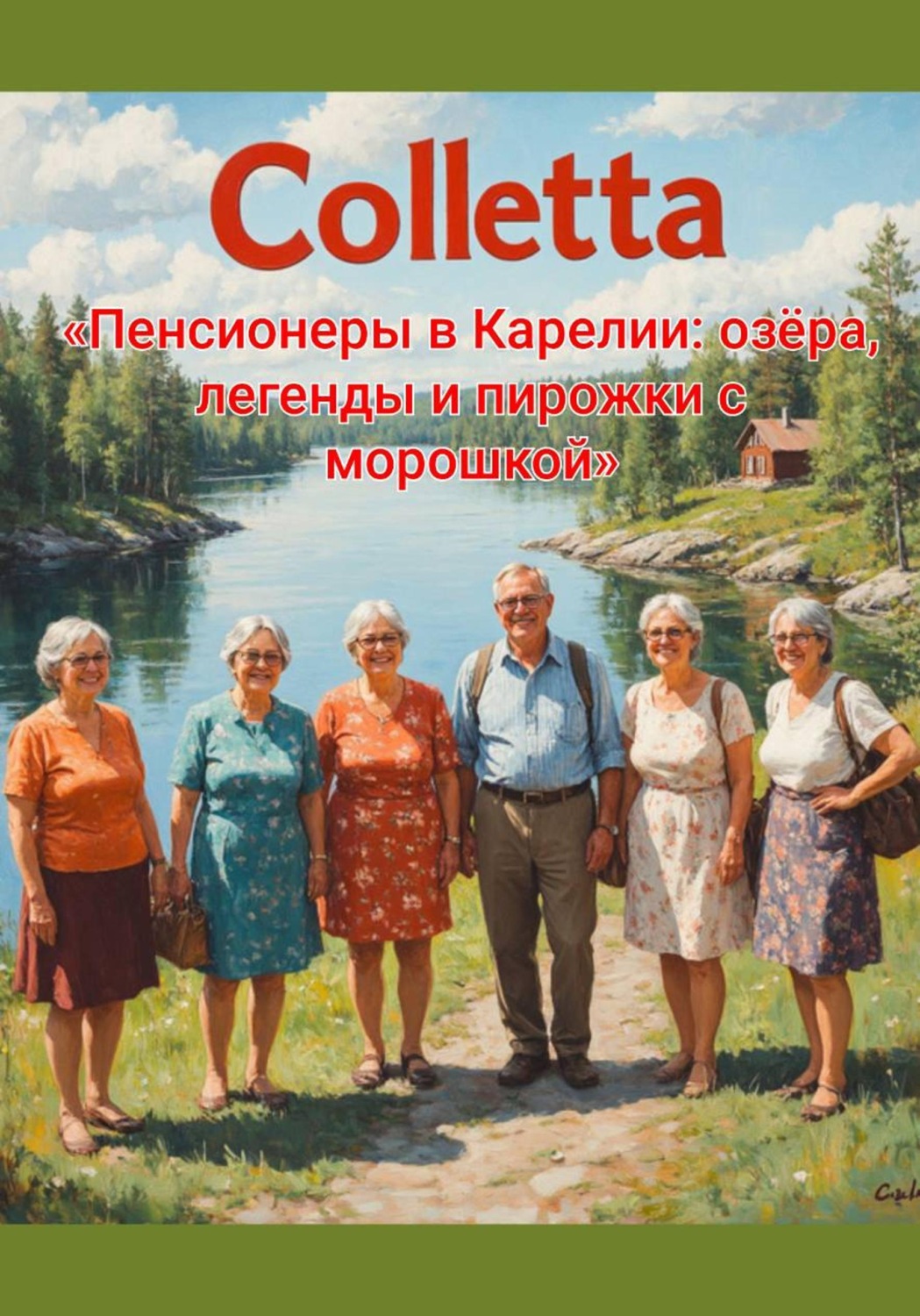 Обложка книги ««Пенсионеры в Карелии: озёра, легенды и пирожки с морошкой»»